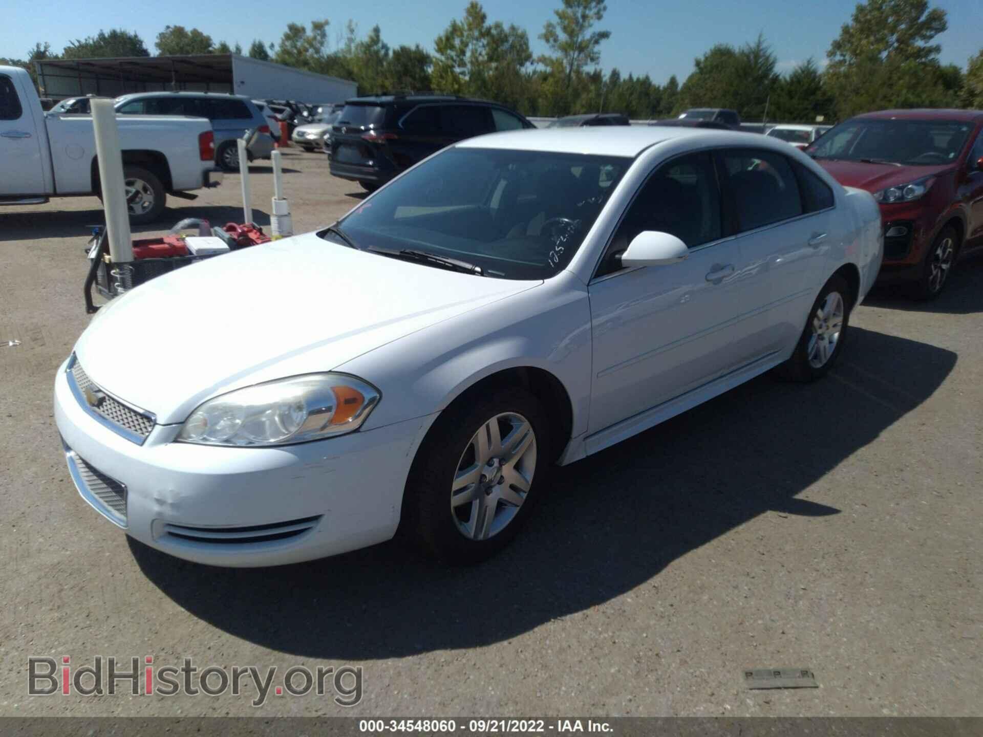2013 CHEVROLET IMPALA - VIN: 2G1WG5E36D1254420 - Фото 2