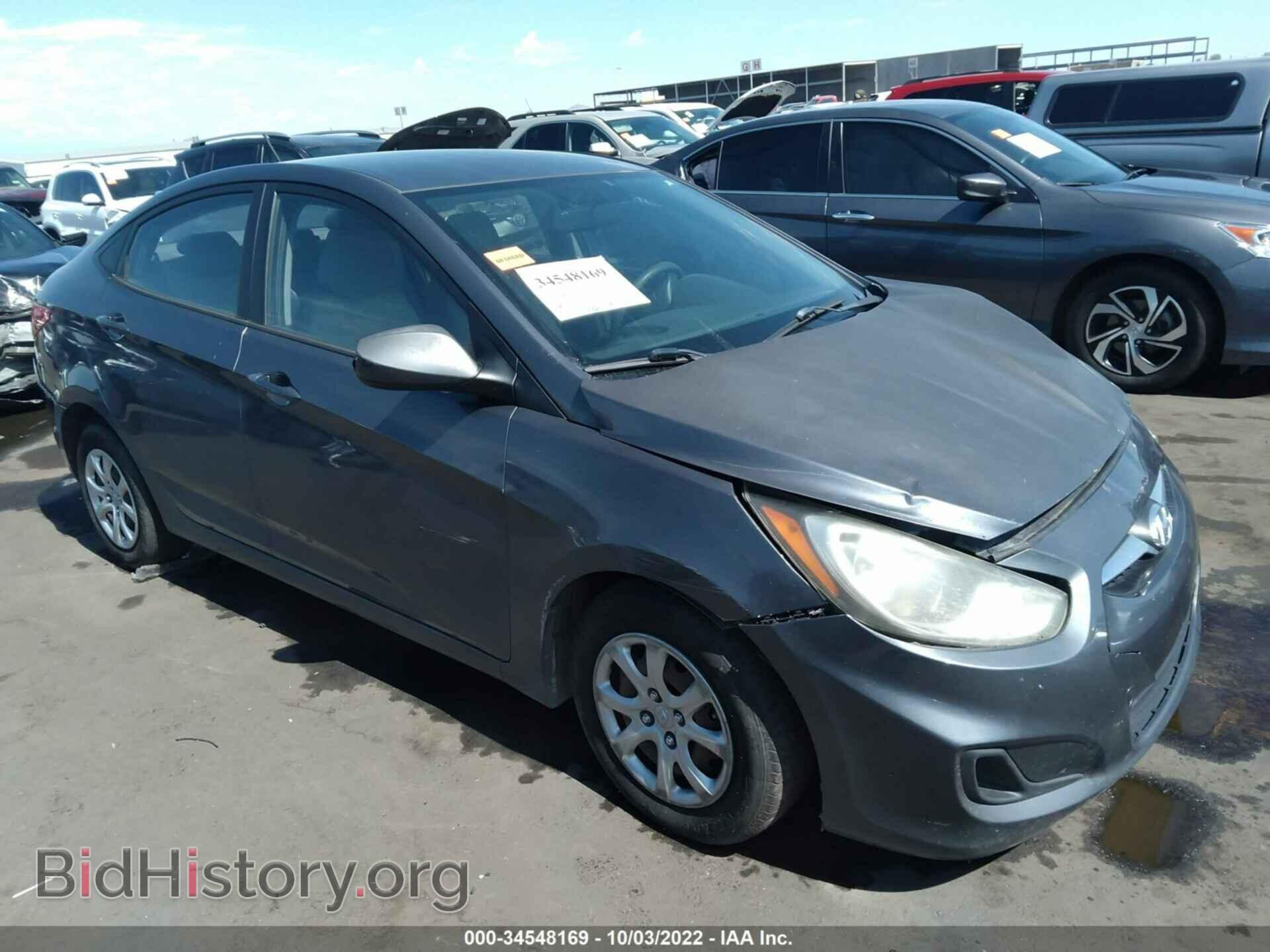 Photo KMHCT4AE8CU203202 - HYUNDAI ACCENT 2012