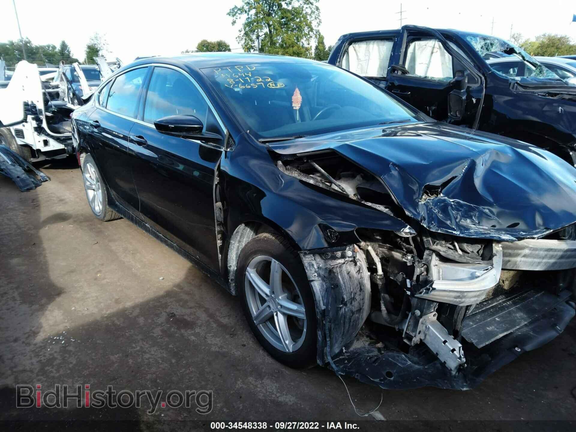 Фотография 1C3CCCAB7FN646657 - CHRYSLER 200 2015