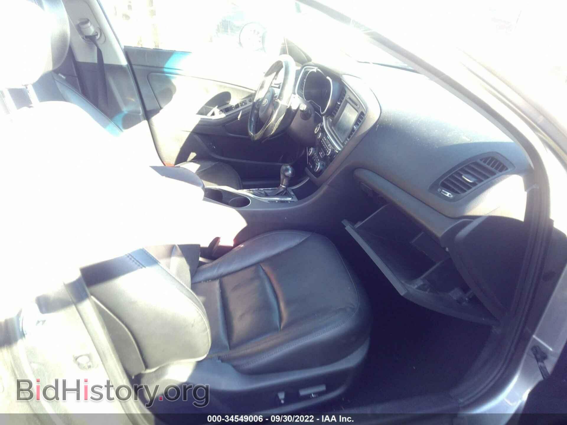 2015 KIA OPTIMA - VIN: 5XXGR4A73FG370356 - Фото 5