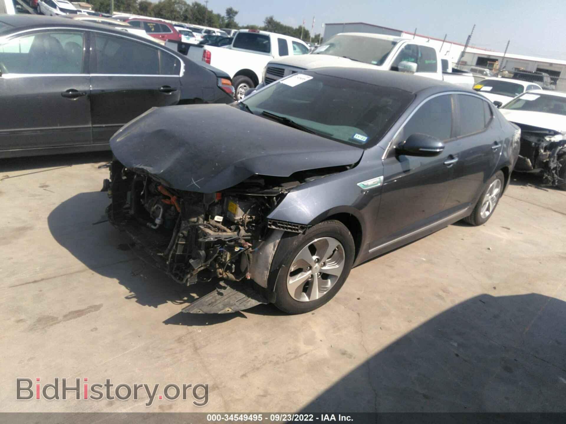2015 KIA OPTIMA HYBRID - VIN: KNAGM4ADXF5083473 - Фото 2
