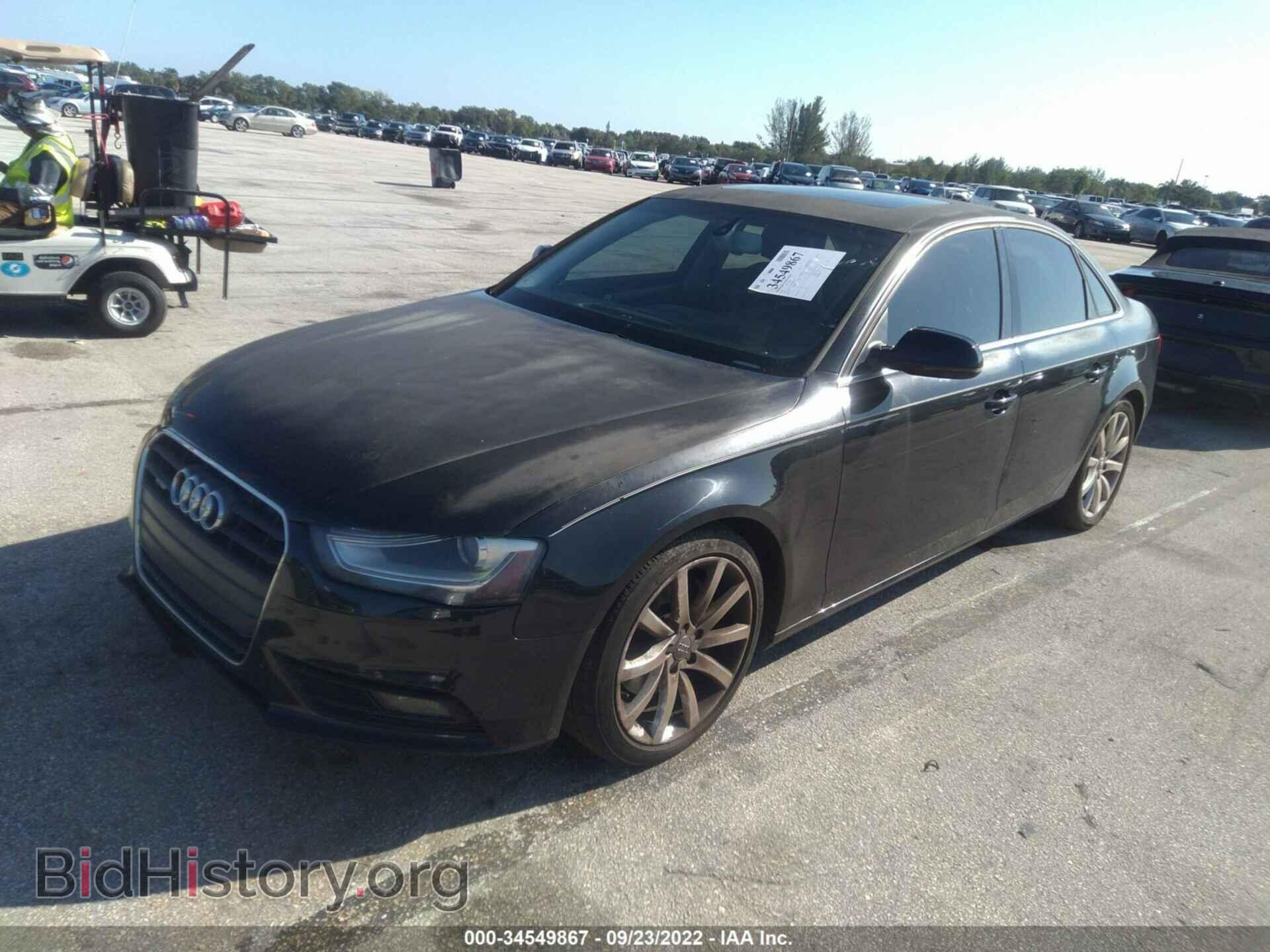 2013 AUDI A4 - VIN: WAUFFAFLXDN007382 - Фото 2
