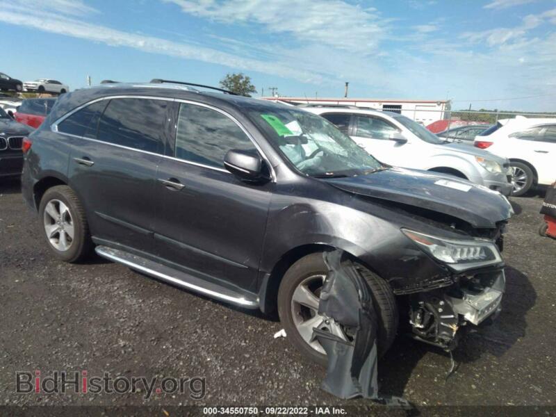 2014 Acura MDX (VIN 5FRYD4H21EB020902) — фото 1 из 11, IAAI, повреждение: передняя часть