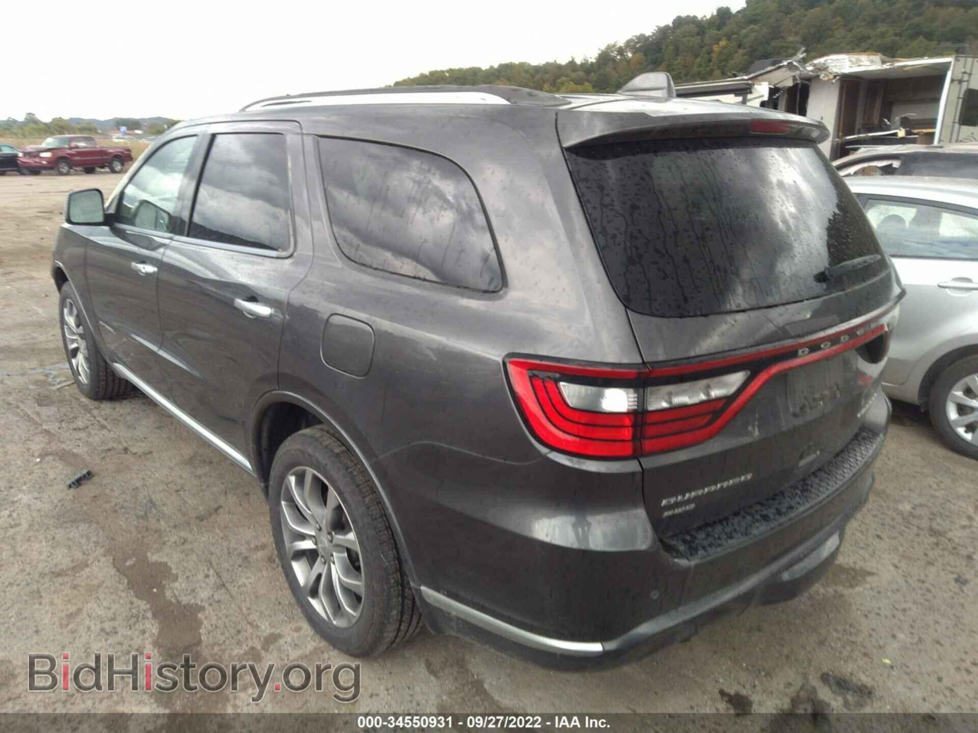2016 DODGE DURANGO - VIN: 1C4RDJEG6GC460487 - Photo 3