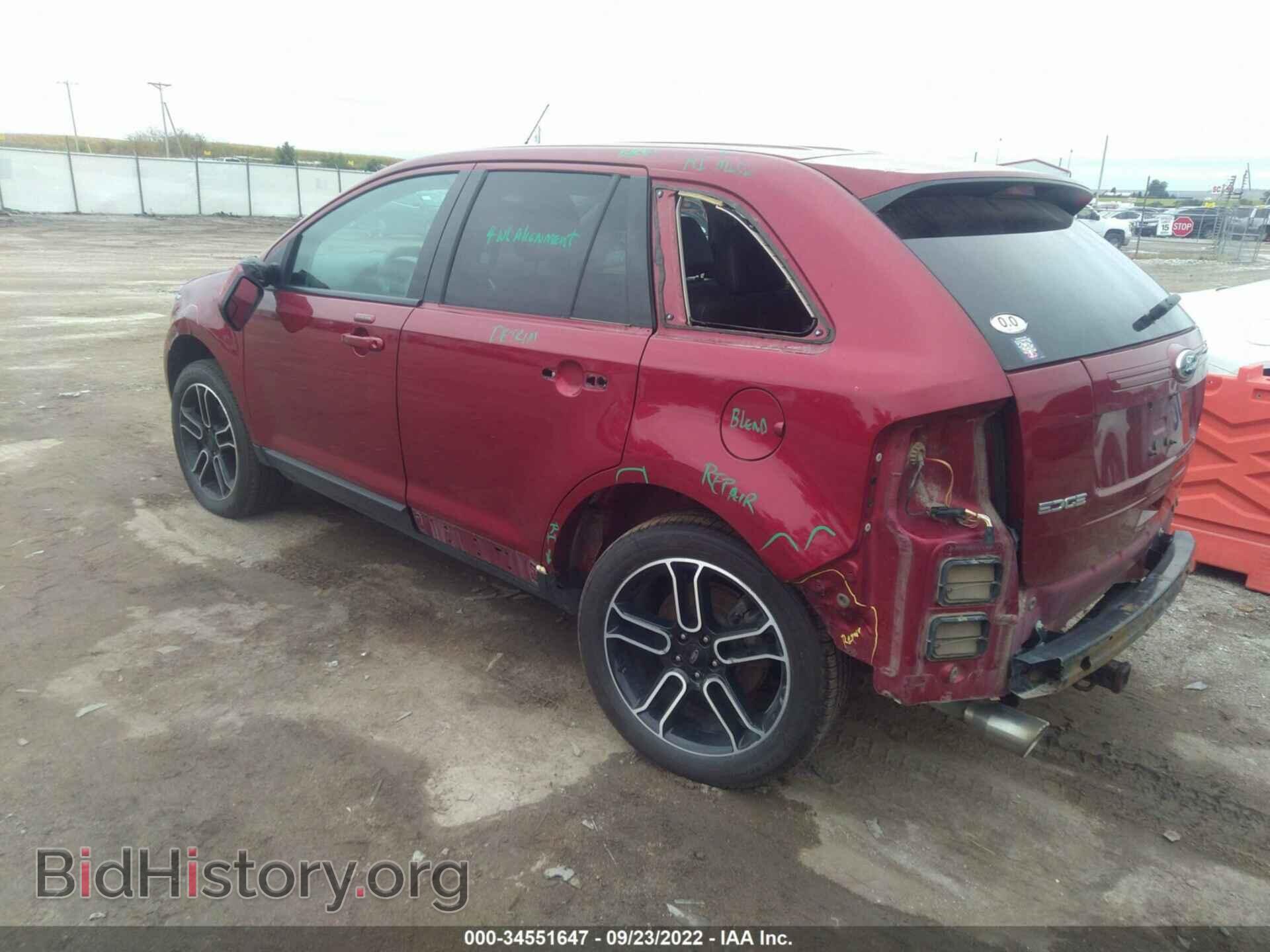 2013 FORD EDGE - VIN: 2FMDK3JC9DBE18613 - Photo 3