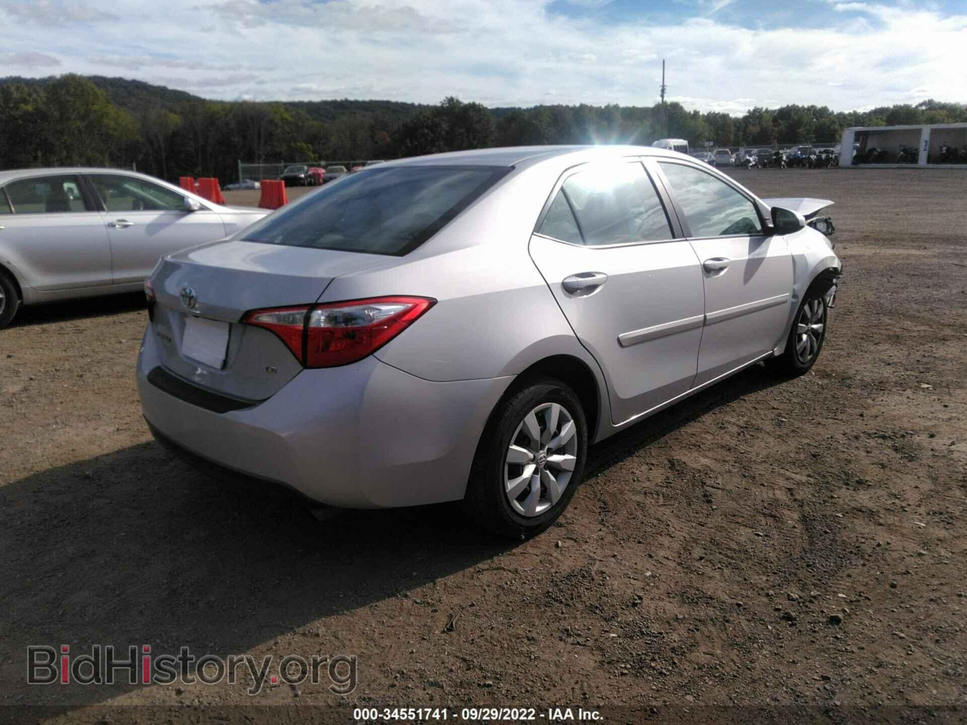 2014 TOYOTA COROLLA - VIN: 2T1BURHE3EC004803 - Фото 4