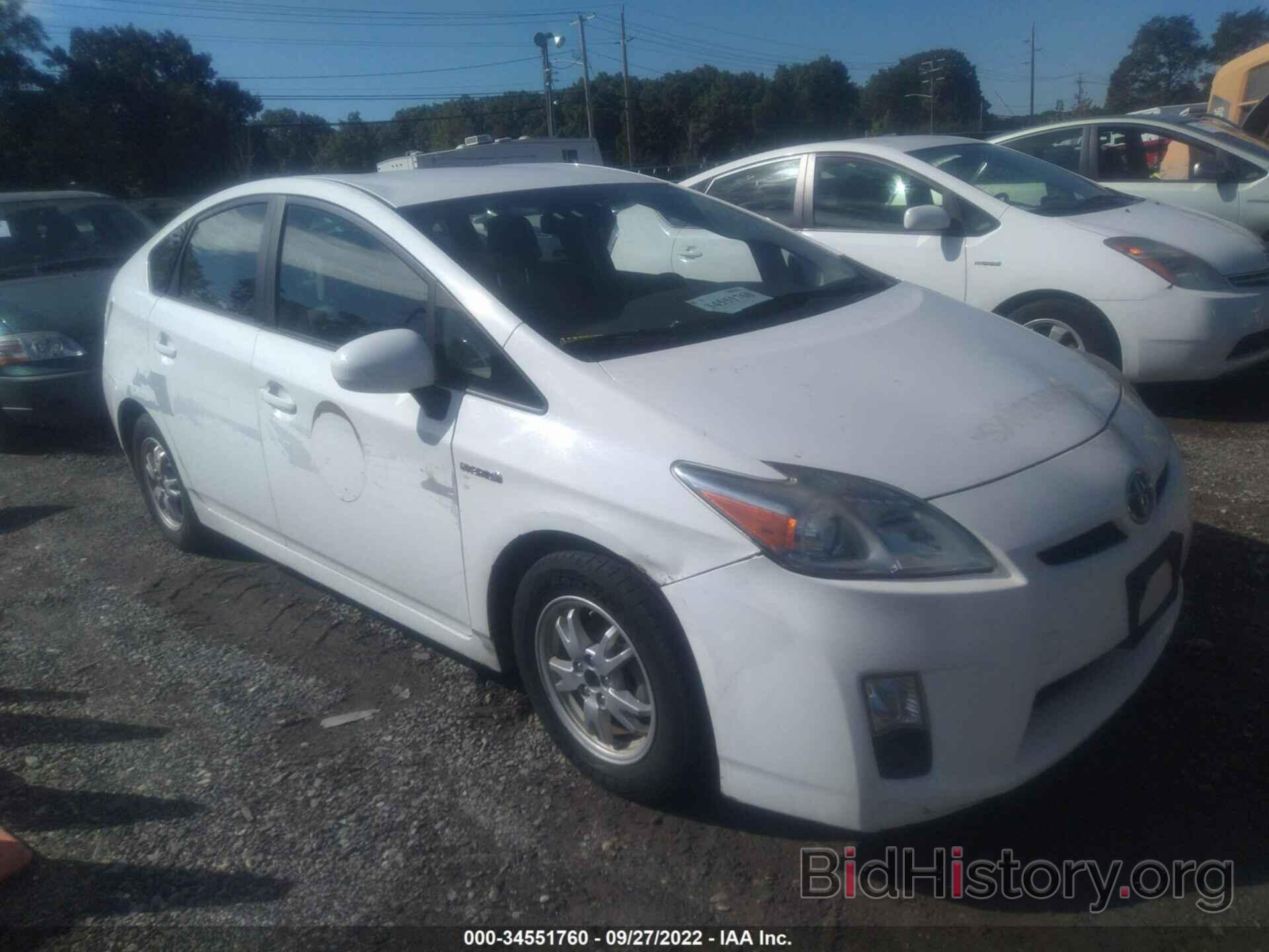 Photo JTDKN3DU2A5137826 - TOYOTA PRIUS 2010