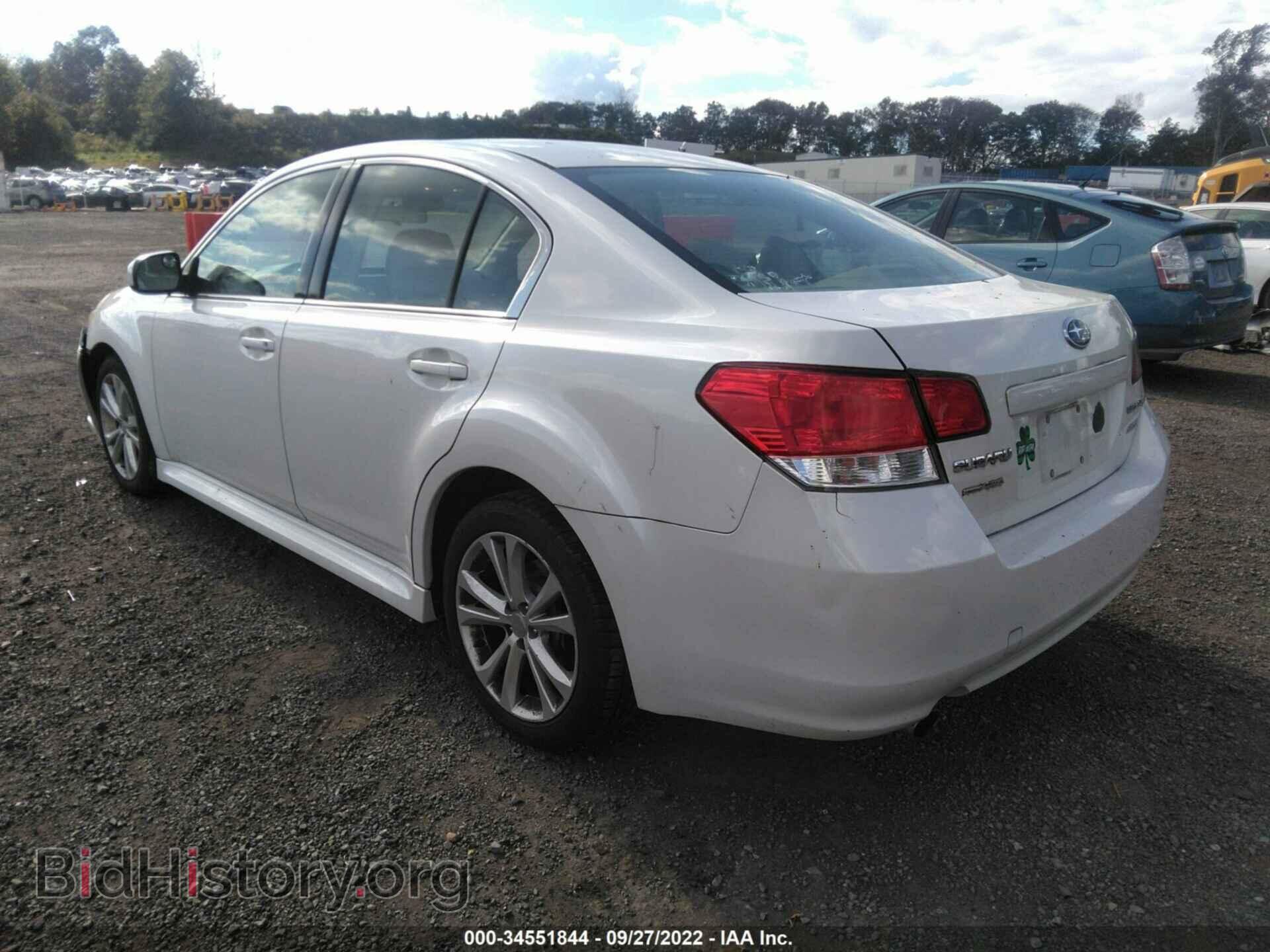 2013 SUBARU LEGACY - VIN: 4S3BMBC66D3037020 - Фото 3