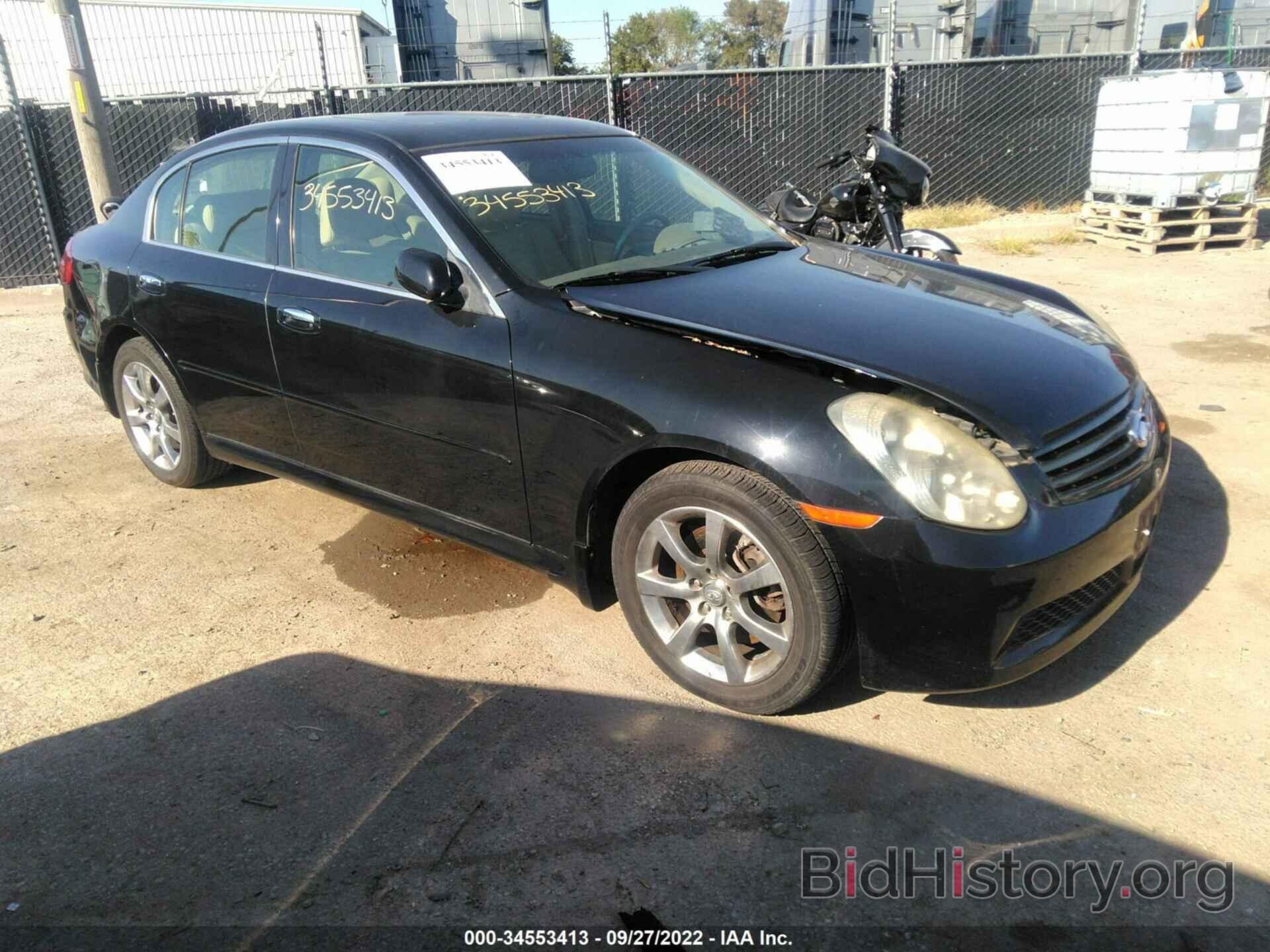 Photo JNKCV51F96M600434 - INFINITI G35 SEDAN 2006