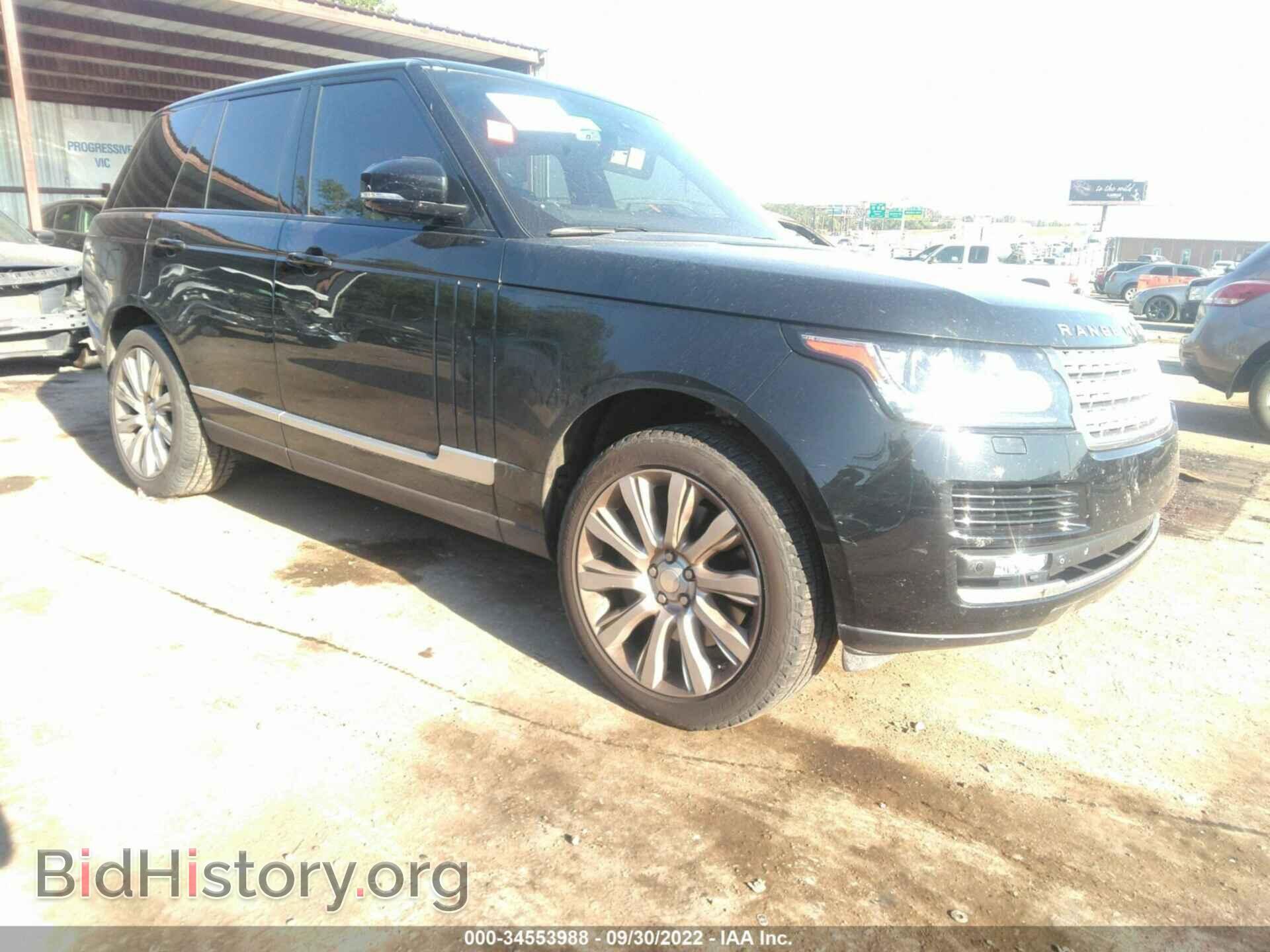 Фотография SALGS2EF8EA143905 - LAND ROVER RANGE ROVER 2014