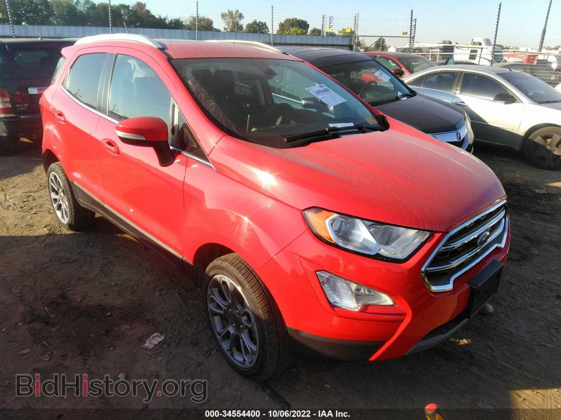 Фотография MAJ6S3KL1KC281455 - FORD ECOSPORT 2019