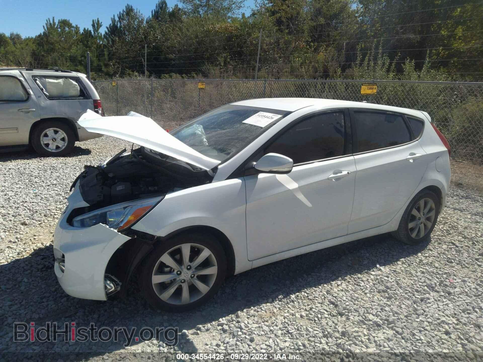 2014 HYUNDAI ACCENT - VIN: KMHCU5AE2EU189223 - Фото 2