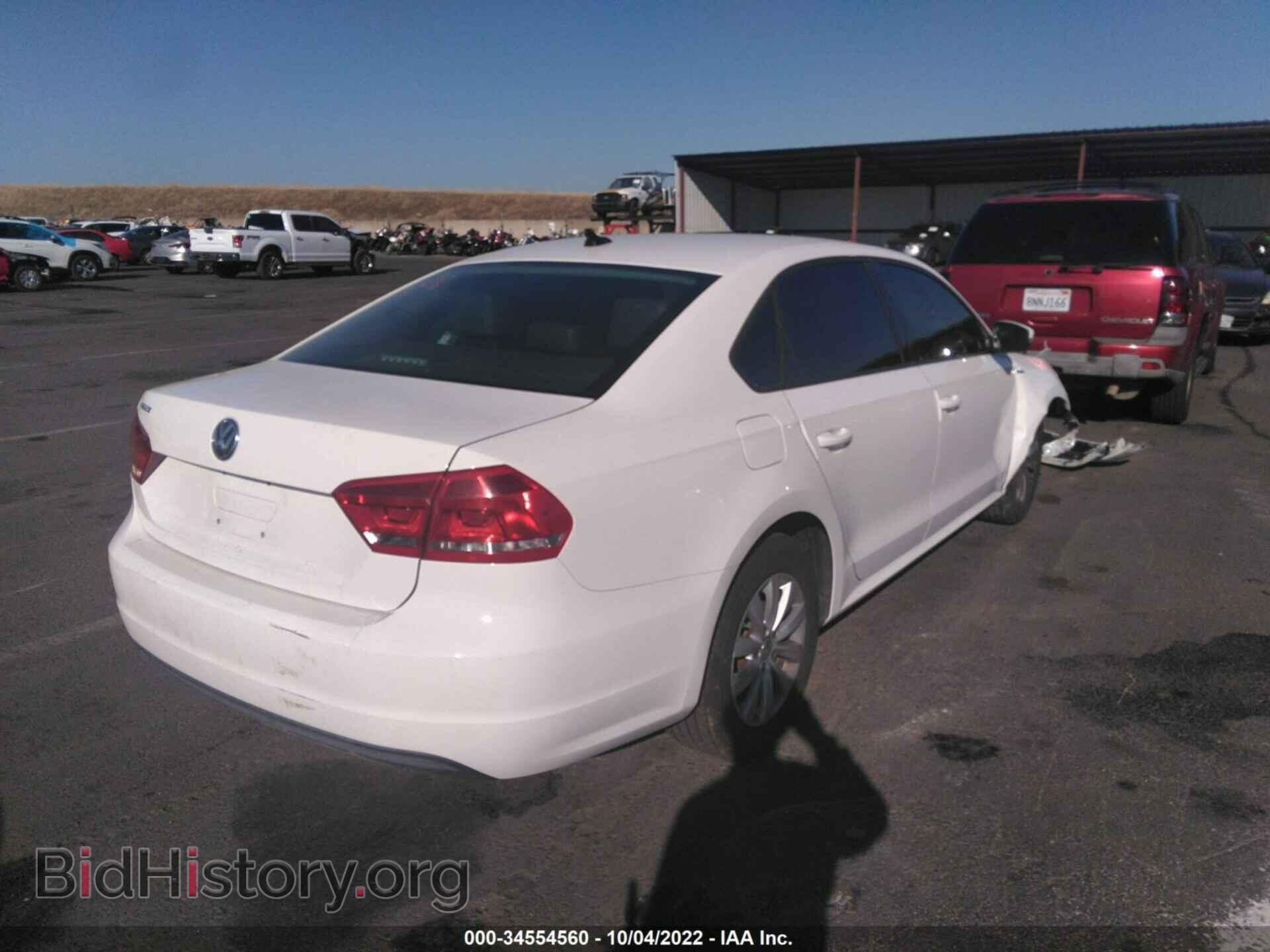 2014 VOLKSWAGEN PASSAT - VIN: 1VWAP7A39EC002334 - Фото 4