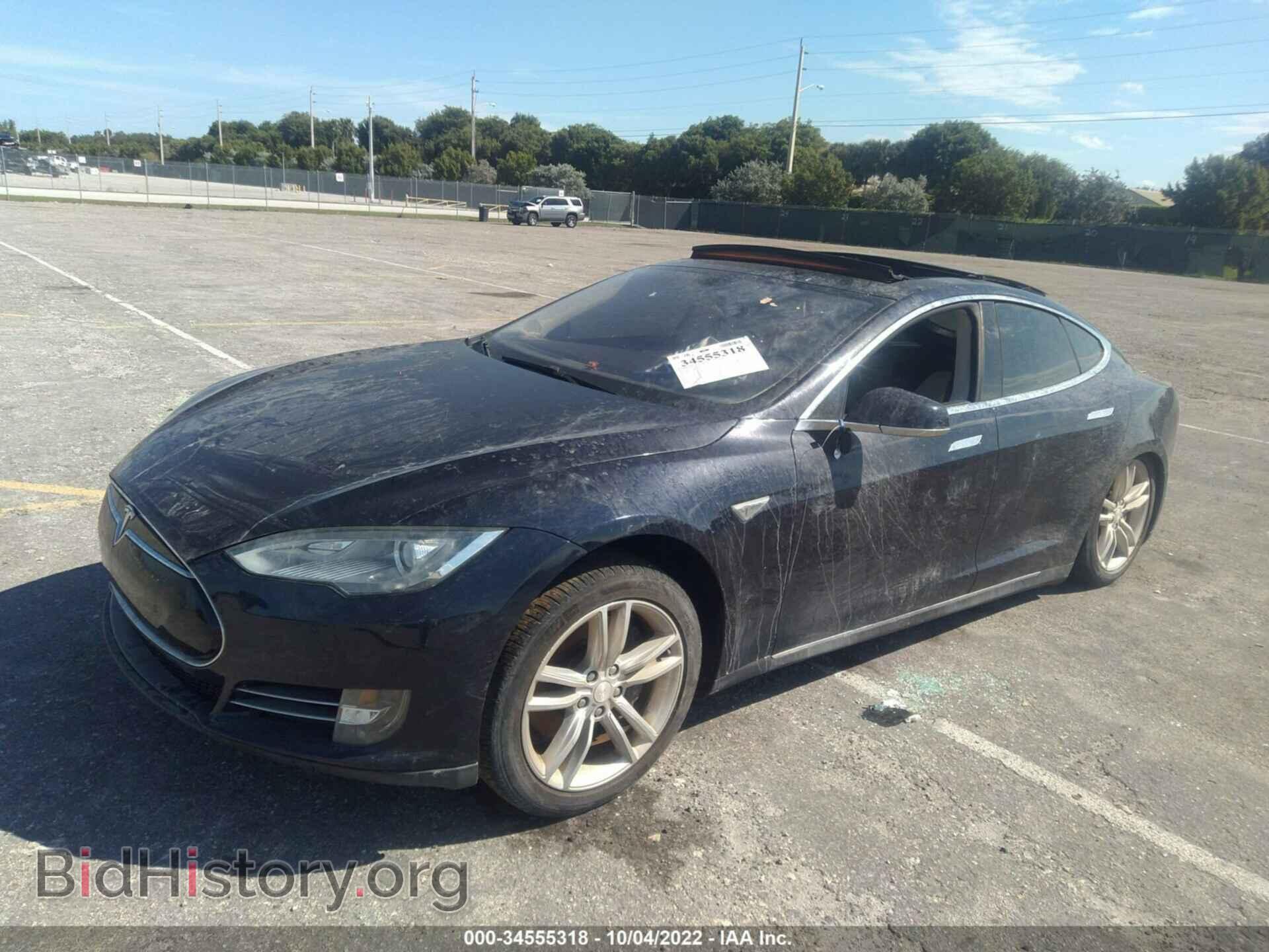 2014 TESLA MODEL S - VIN: 5YJSA1H18EFP32801 - Фото 2