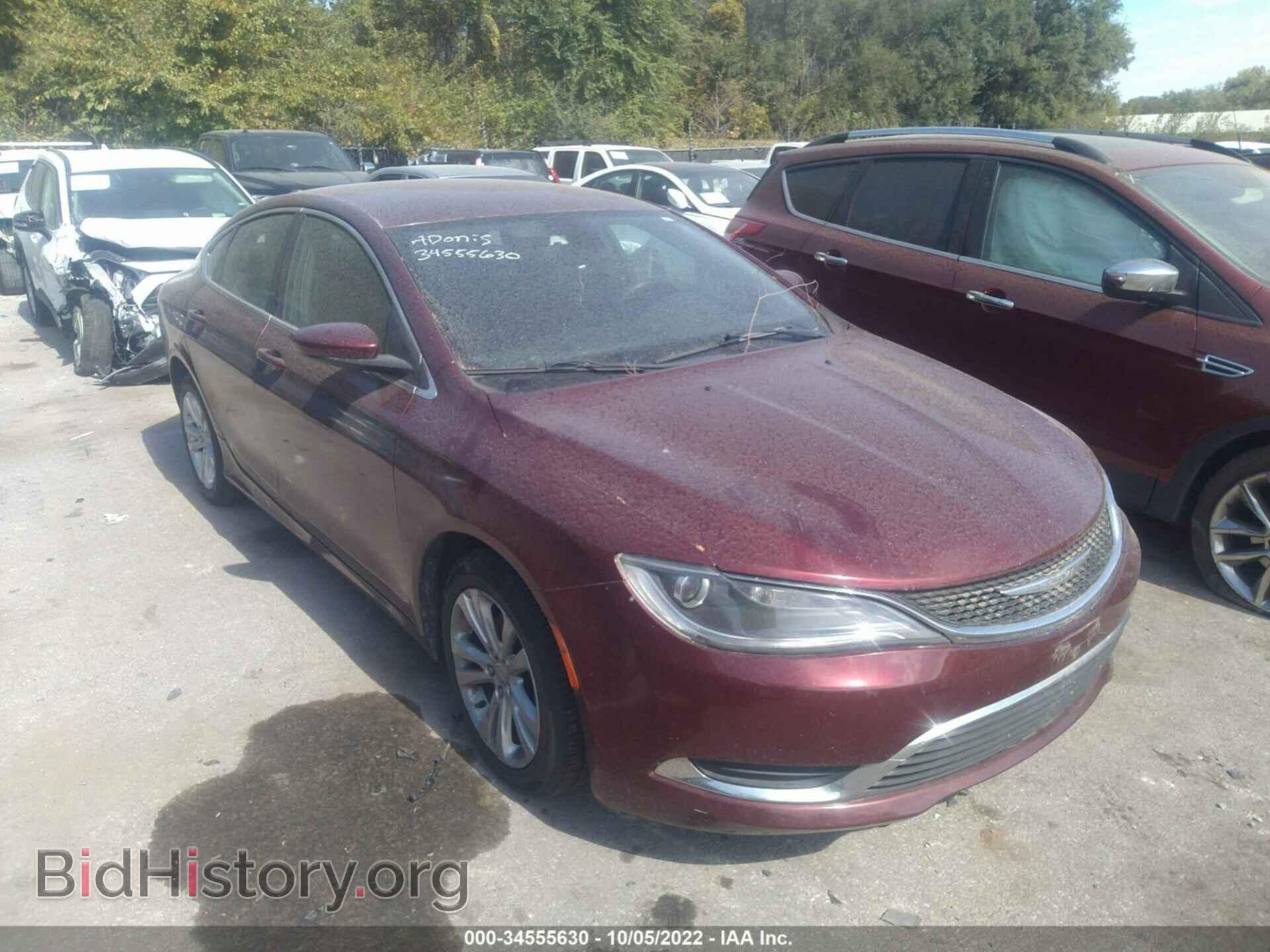 Фотография 1C3CCCAB8FN602991 - CHRYSLER 200 2015