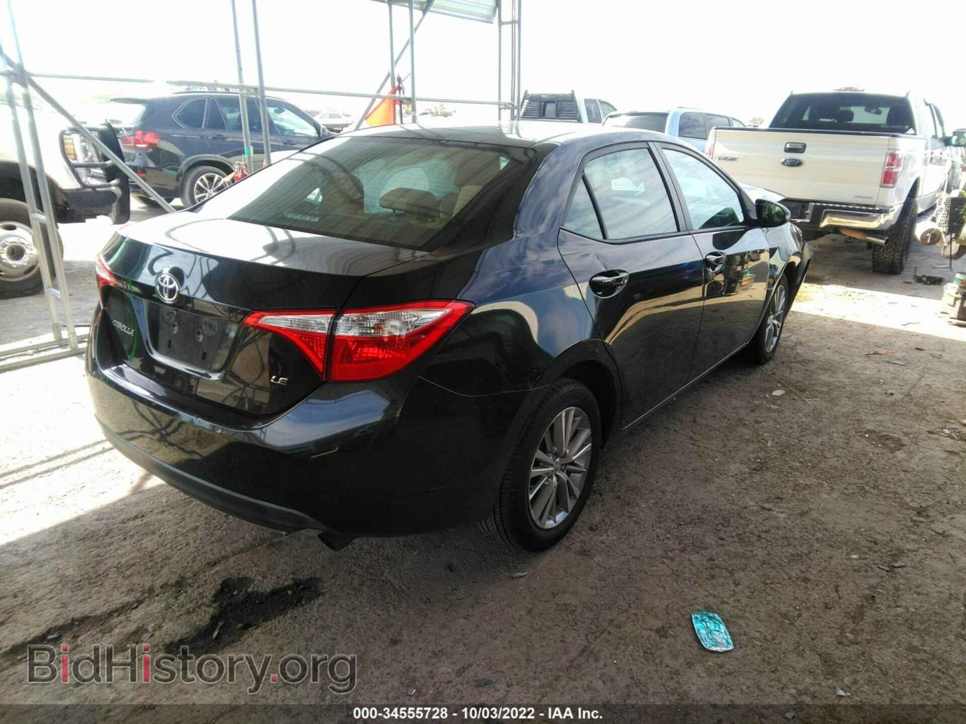 2014 TOYOTA COROLLA - VIN: 5YFBURHE6EP103552 - Фото 4