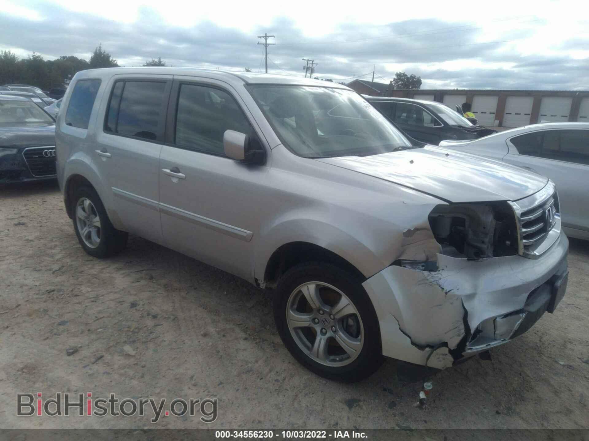 Photo 5FNYF3H40DB017298 - HONDA PILOT 2013