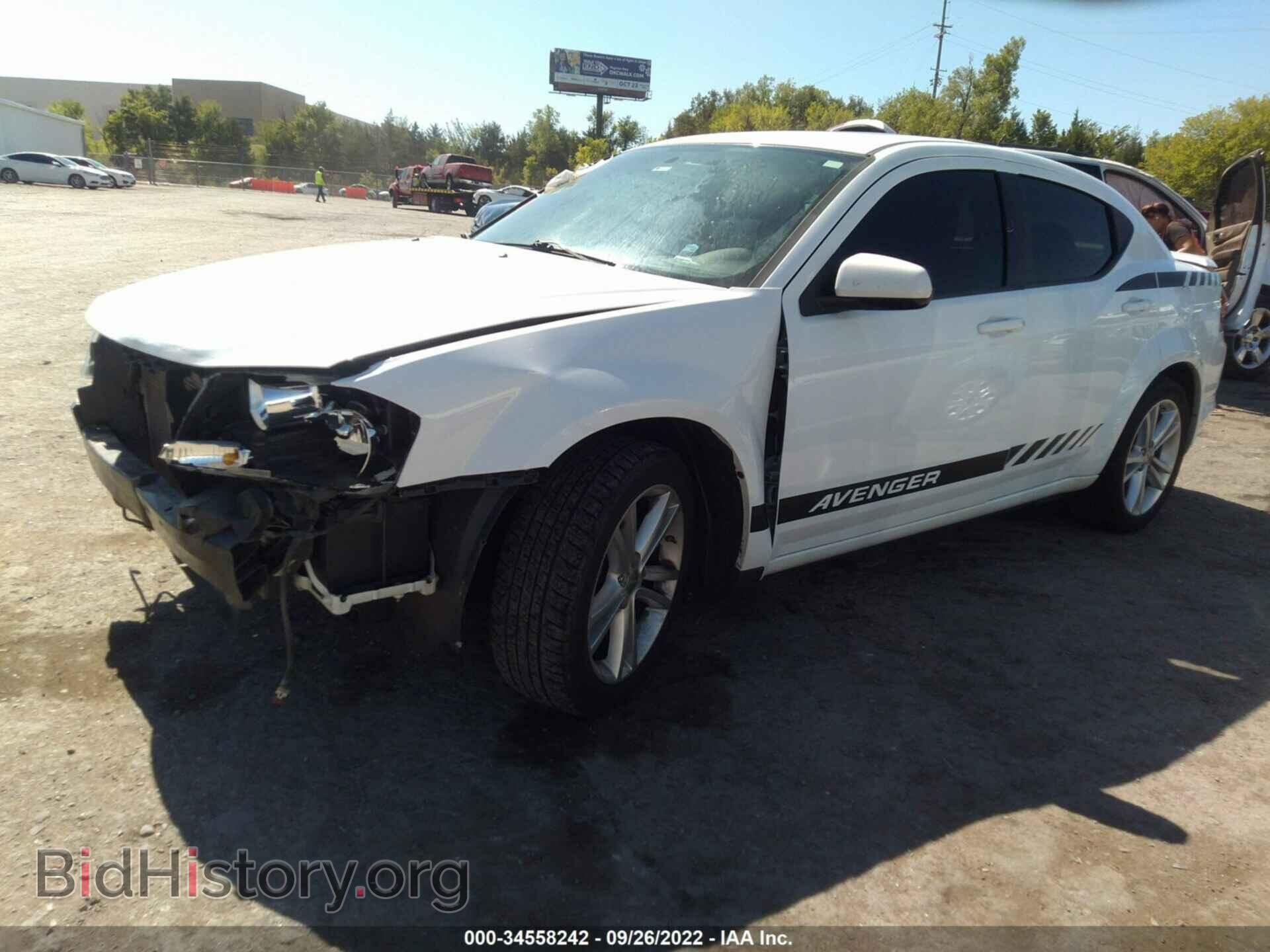 2014 DODGE AVENGER - VIN: 1C3CDZCB9EN223607 - Photo 2