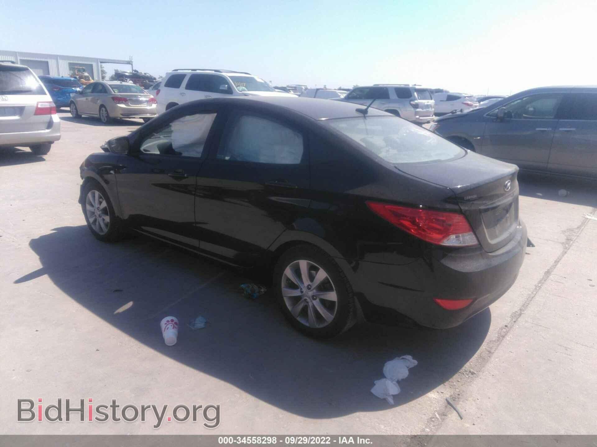 2014 HYUNDAI ACCENT - VIN: KMHCU4AE0EU728545 - Фото 3