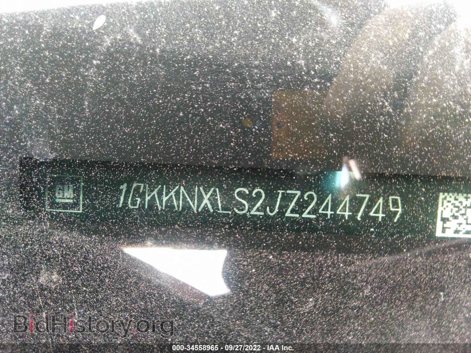 2018 GMC ACADIA - VIN: 1GKKNXLS2JZ244749 - Фото 9
