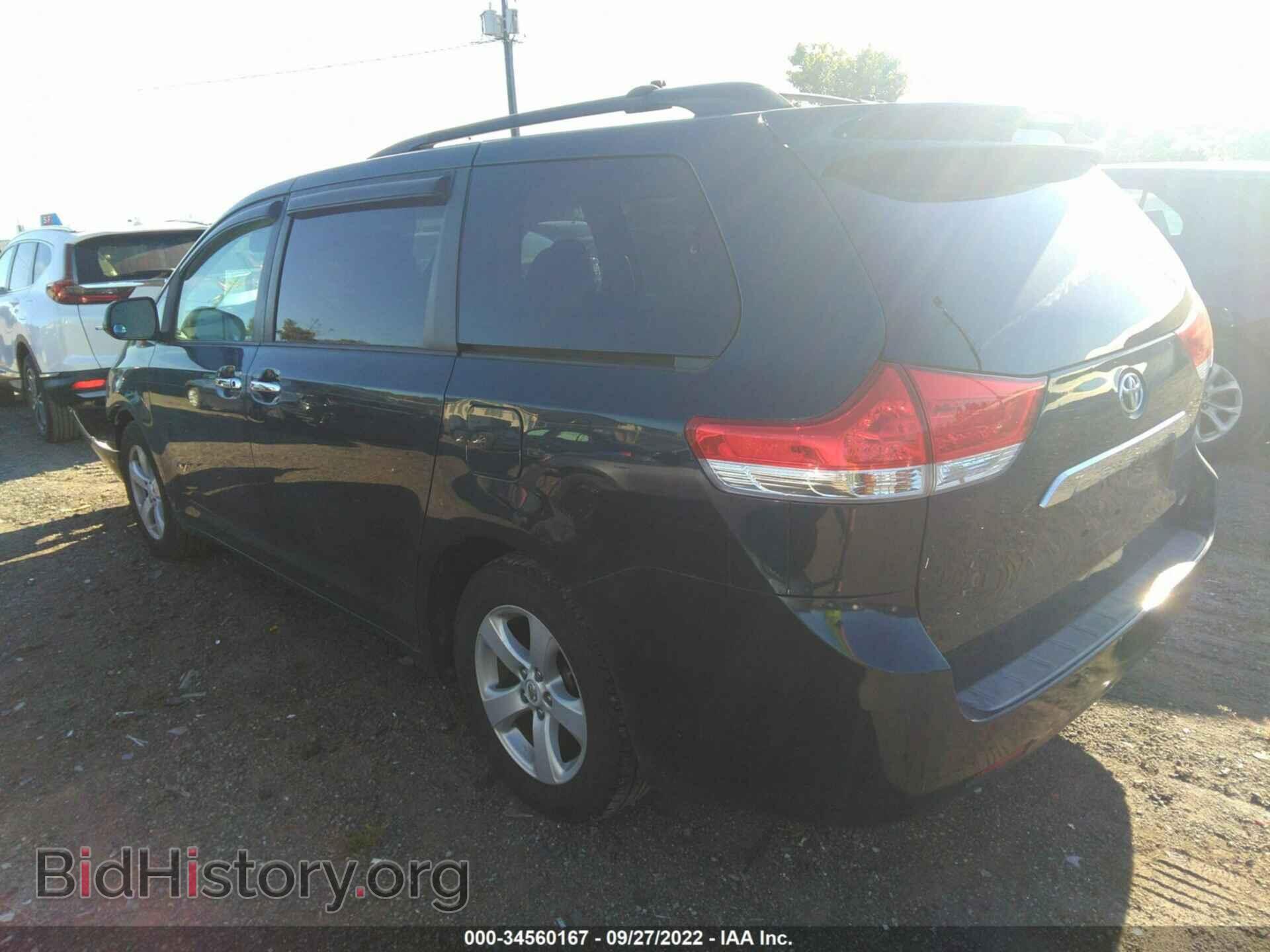 2011 TOYOTA SIENNA - VIN: 5TDKK3DC7BS024613 - Фото 3