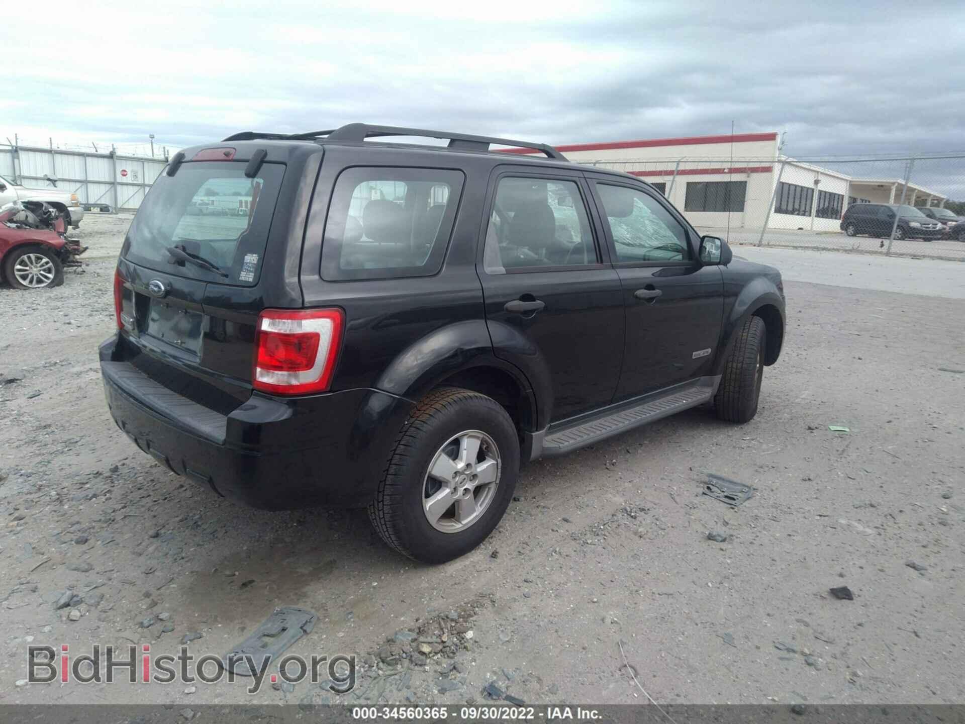 2008 FORD ESCAPE - VIN: 1FMCU02ZX8KE01774 - Фото 4