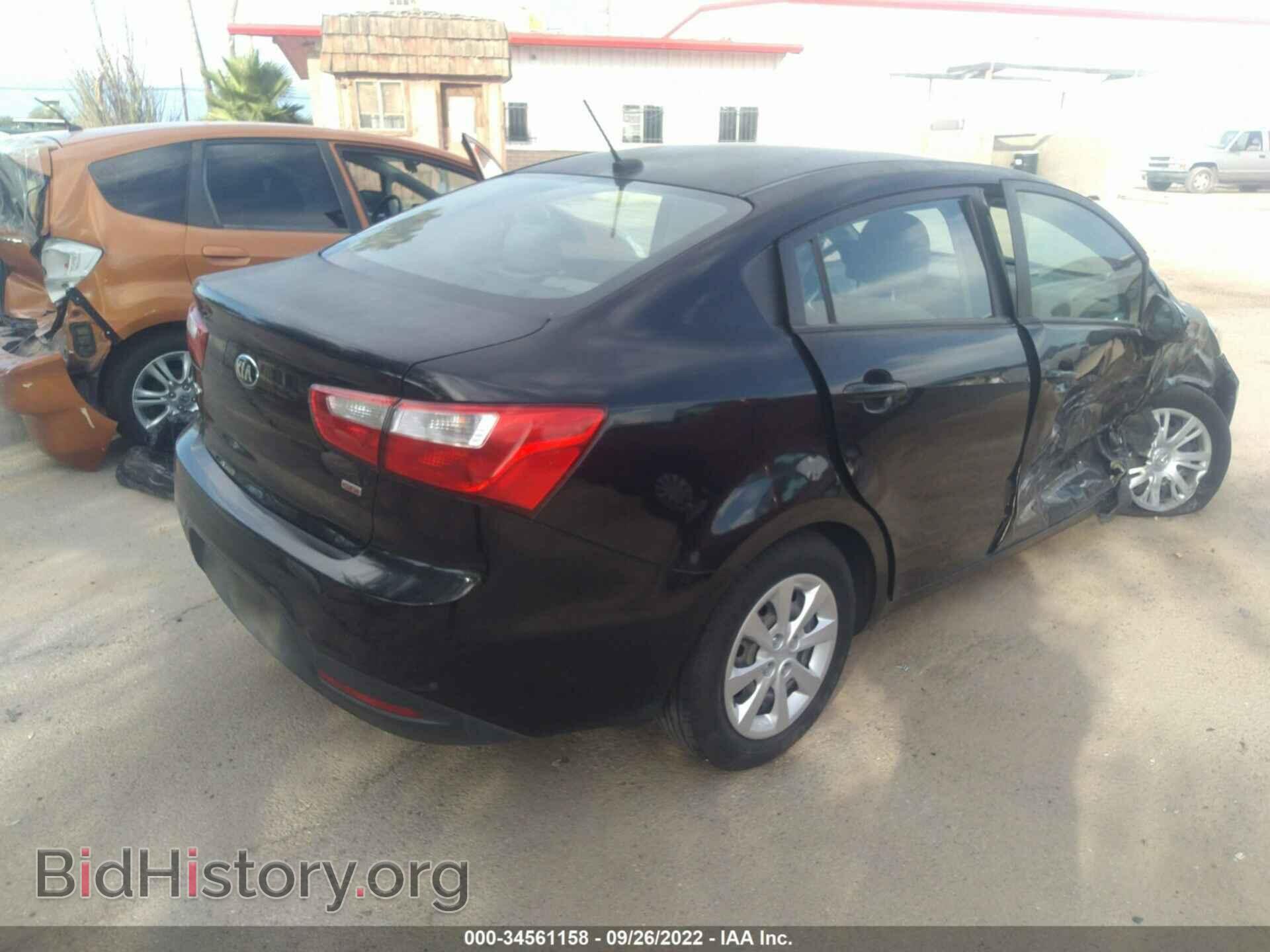 2015 KIA RIO - VIN: KNADM4A38F6455297 - Фото 4