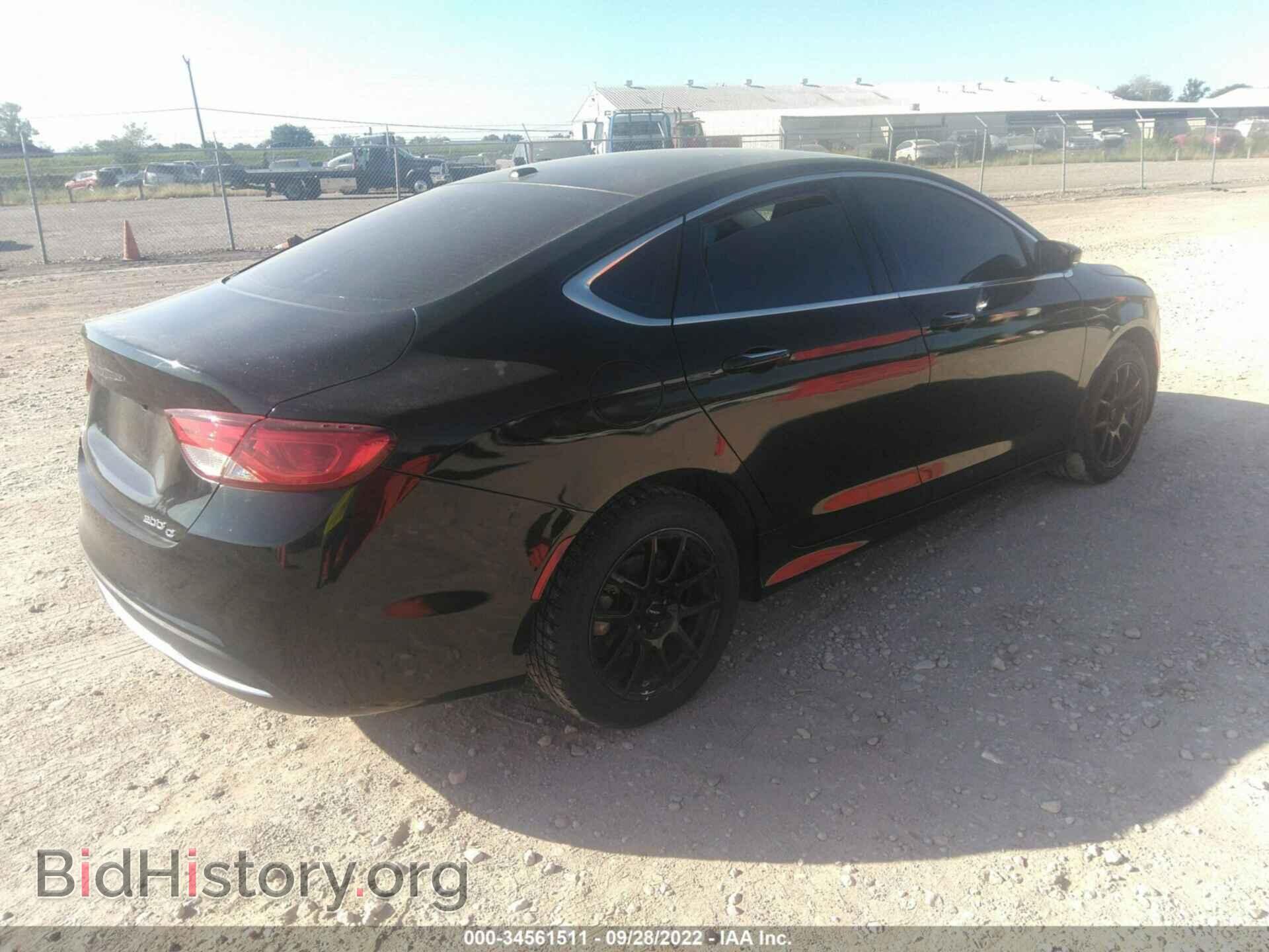 2015 CHRYSLER 200 - VIN: 1C3CCCCB3FN544415 - Фото 4