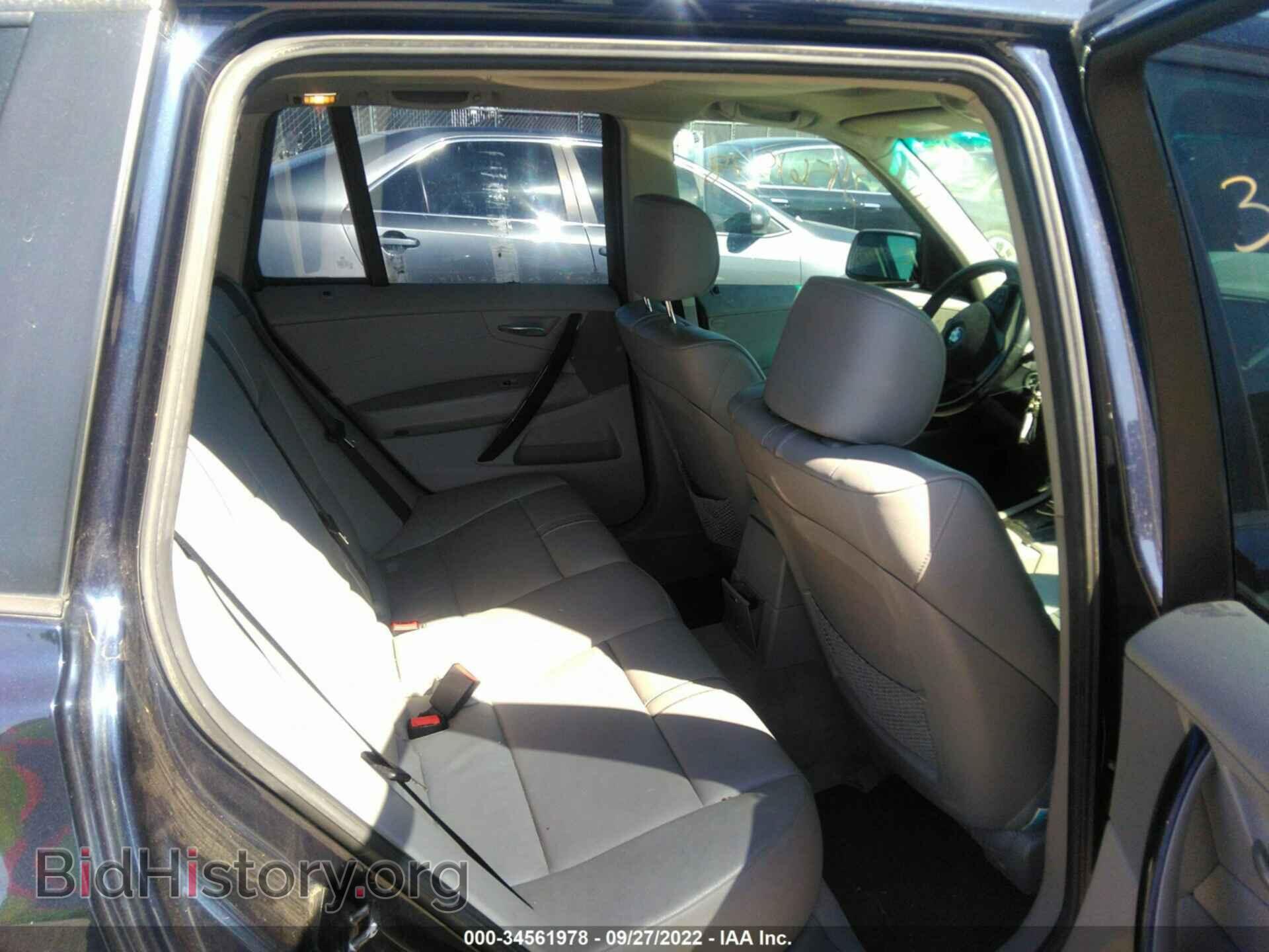 2007 BMW X3 - VIN: WBXPC93467WF09922 - Фото 8