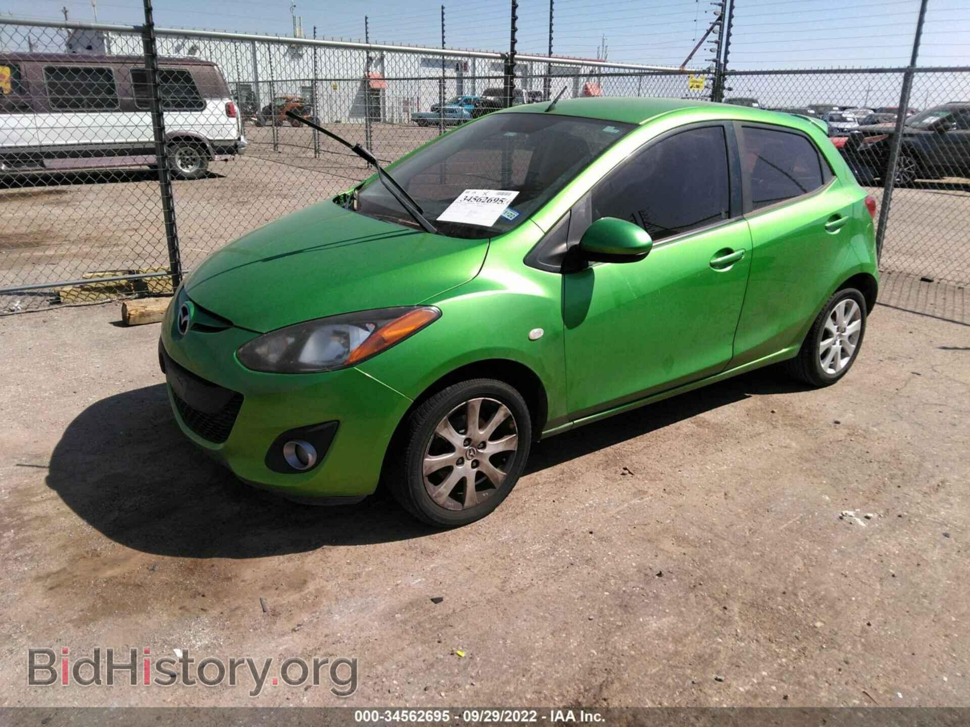 2012 MAZDA MAZDA2 - VIN: JM1DE1LY5C0152242 - Фото 2