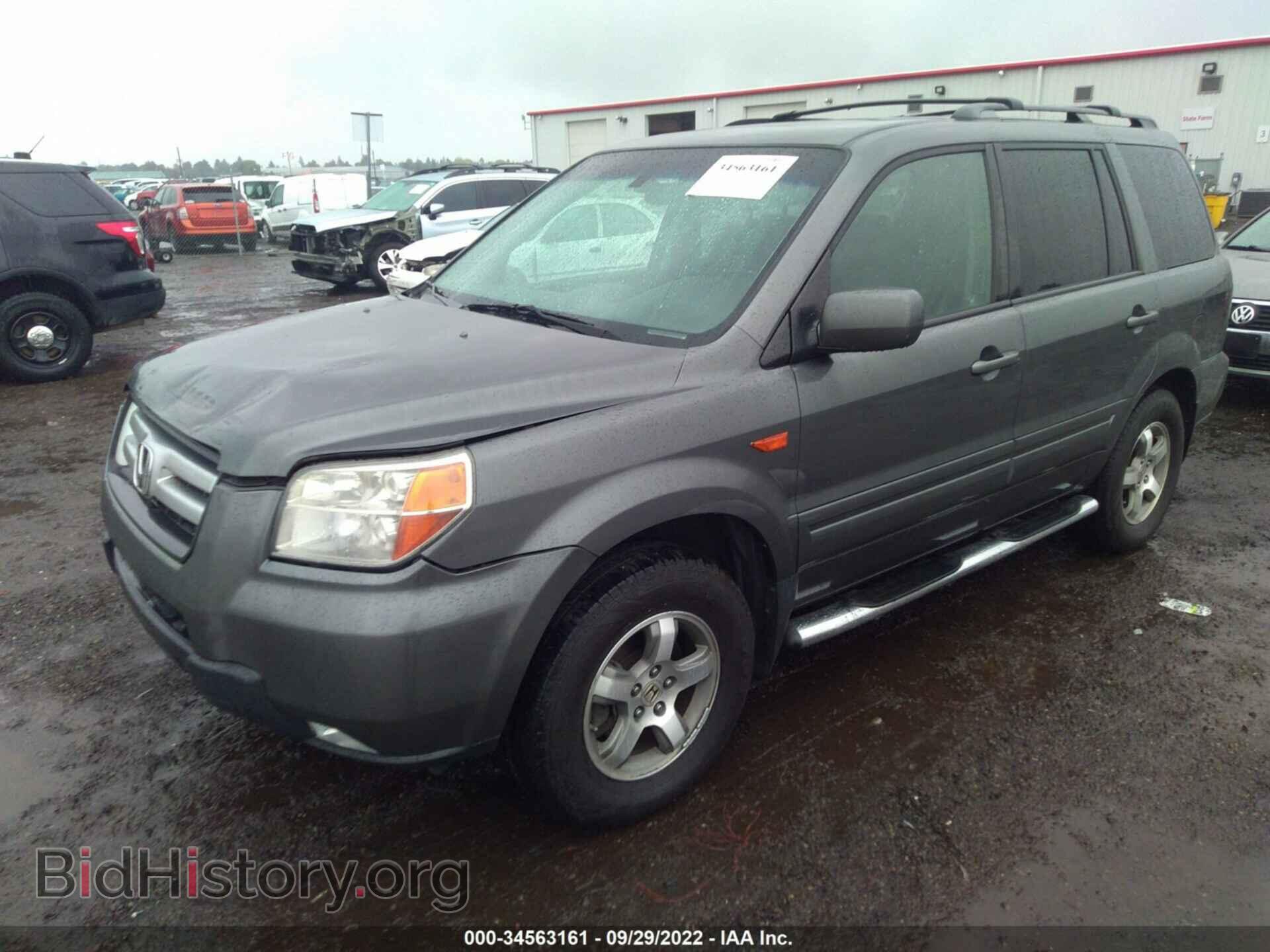 2007 HONDA PILOT - VIN: 2HKYF18637H536924 - Фото 2