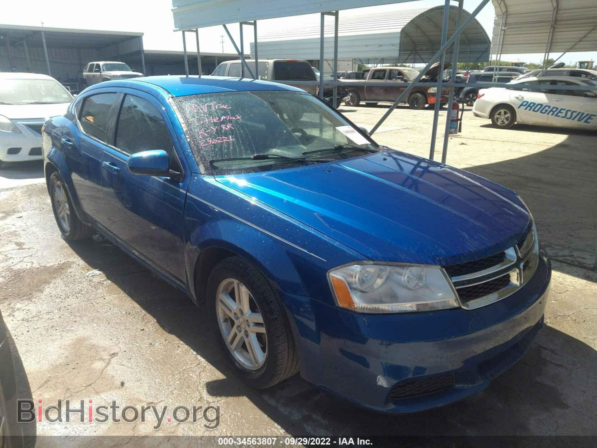 Photo 1C3CDZCB7CN290221 - DODGE AVENGER 2012