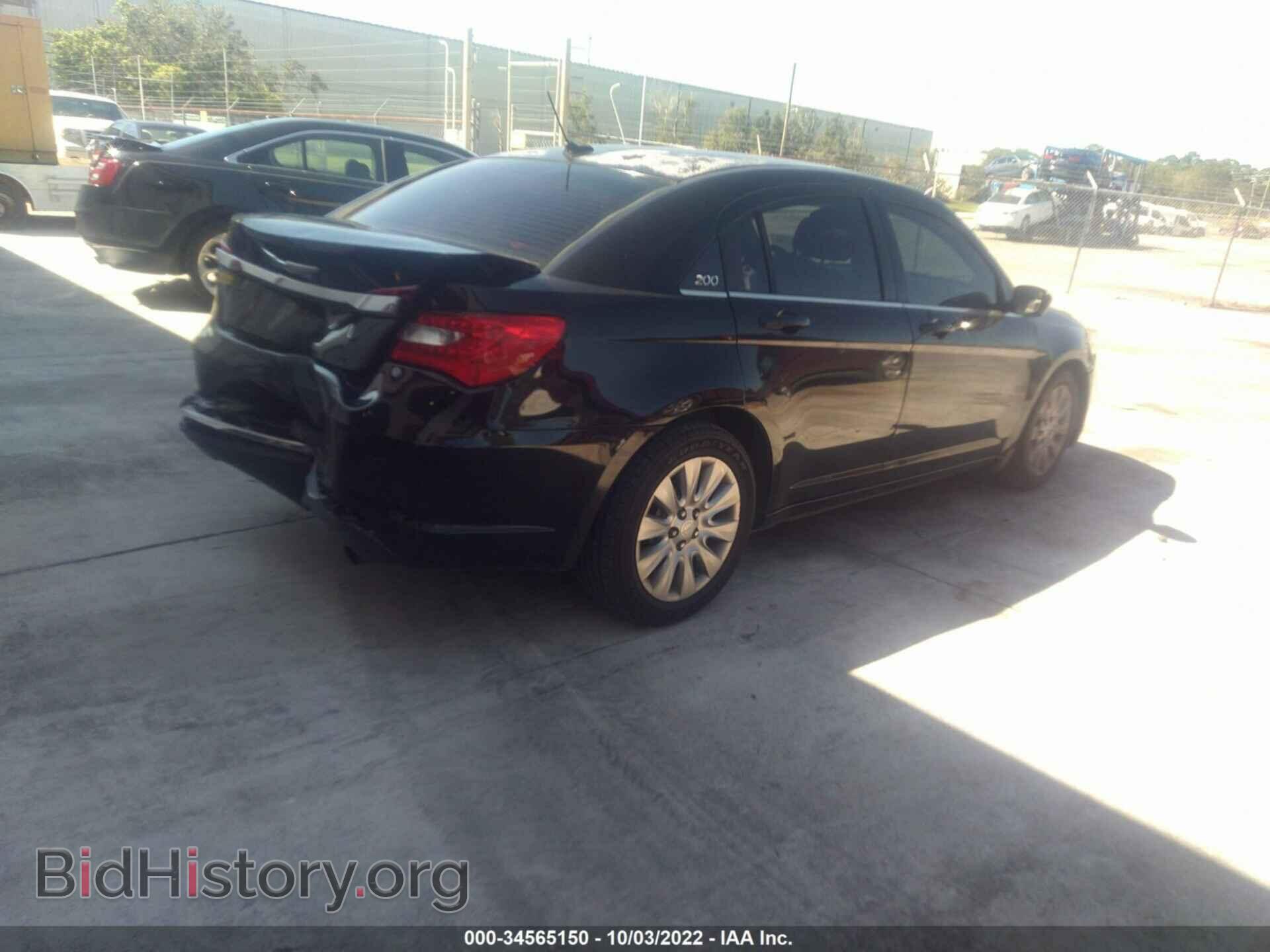 2012 CHRYSLER 200 - VIN: 1C3CCBAB3CN291881 - Фото 4