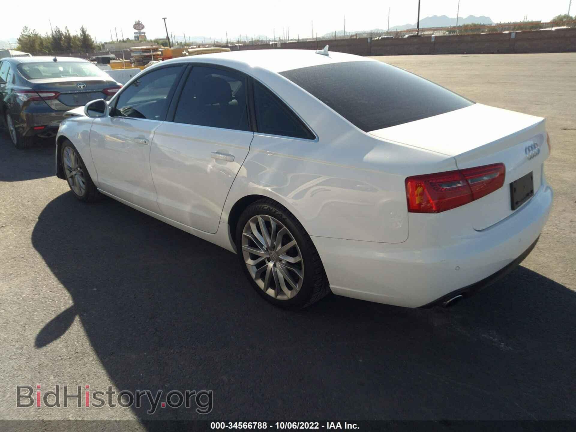 2013 AUDI A6 - VIN: WAUGFAFC2DN059108 - Фото 3