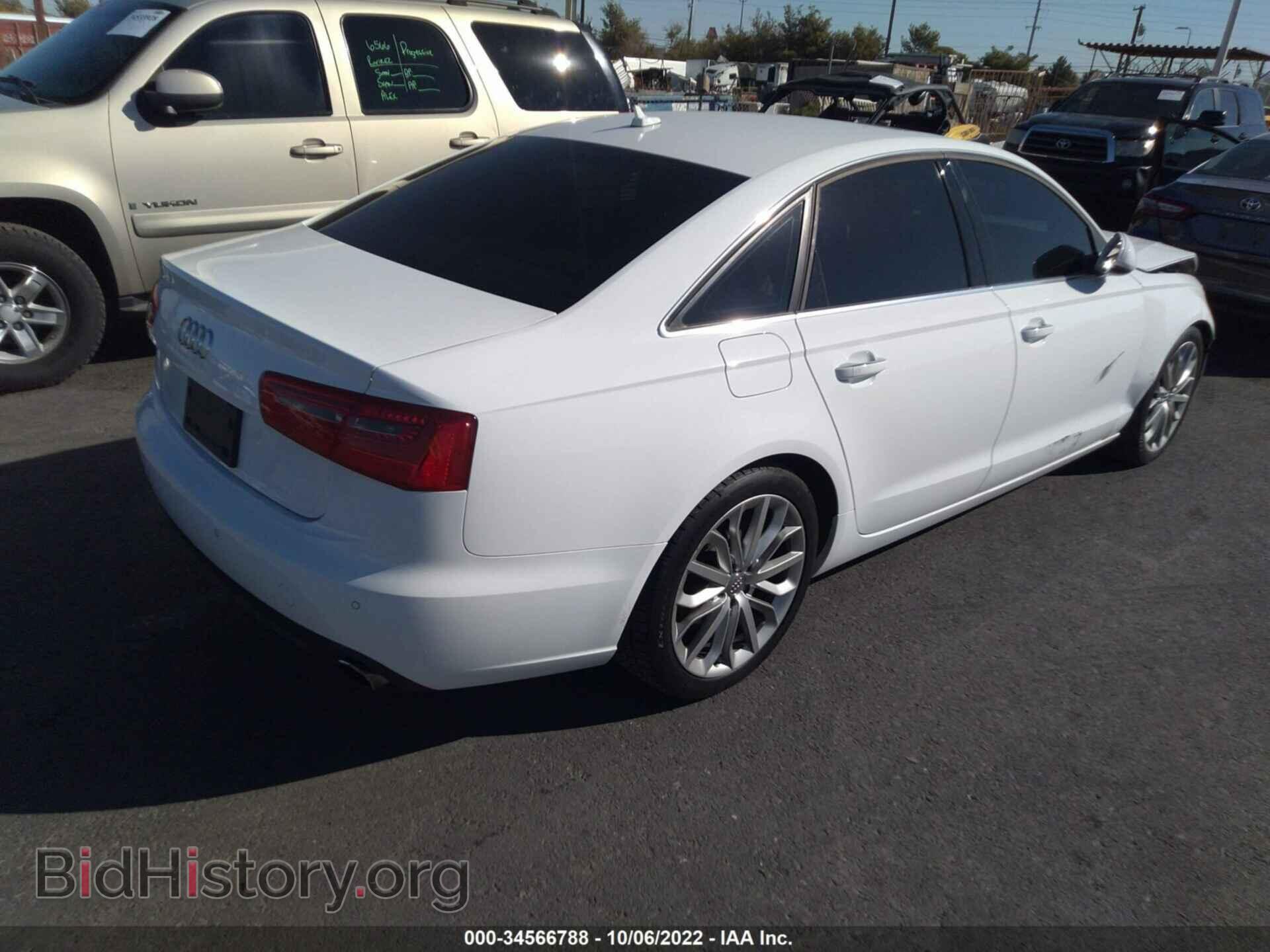 2013 AUDI A6 - VIN: WAUGFAFC2DN059108 - Фото 4