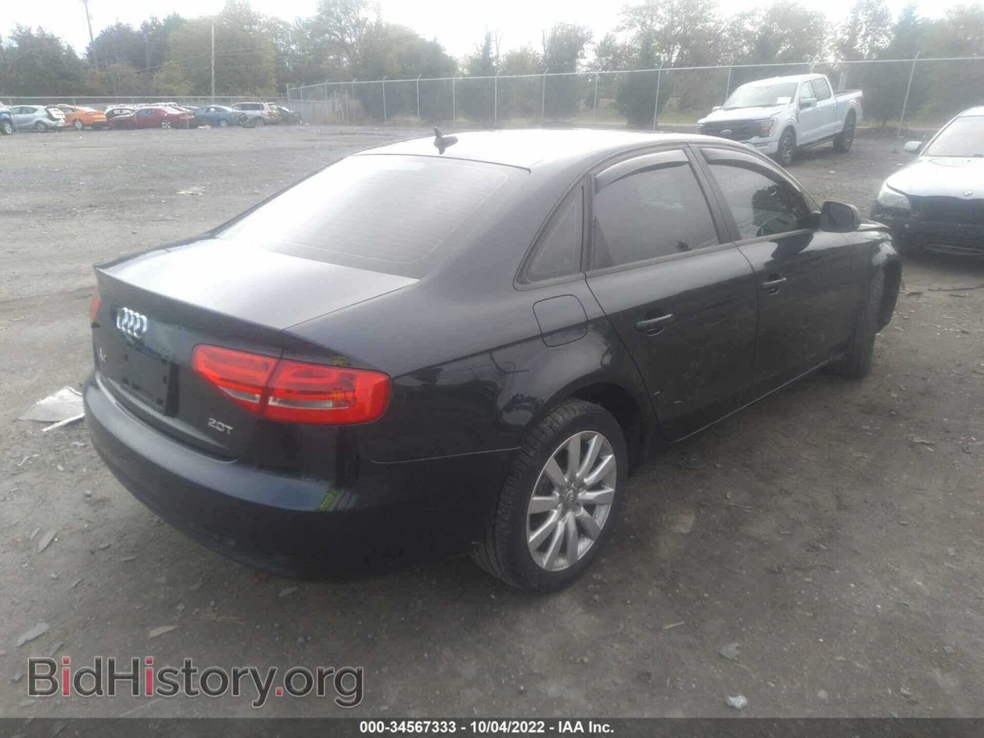 2013 AUDI A4 - VIN: WAUAFAFL5DN034242 - Фото 4