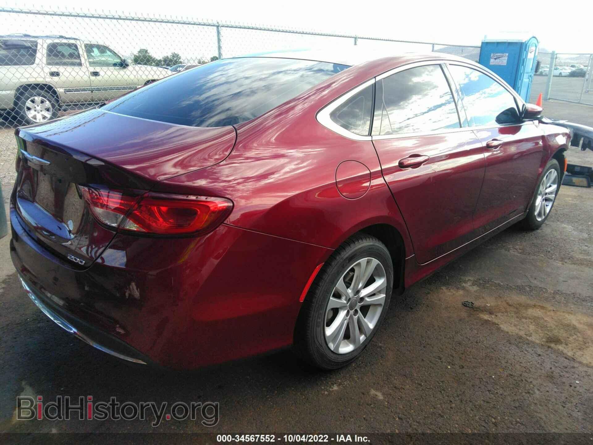 2015 CHRYSLER 200 - VIN: 1C3CCCABXFN748728 - Фото 4