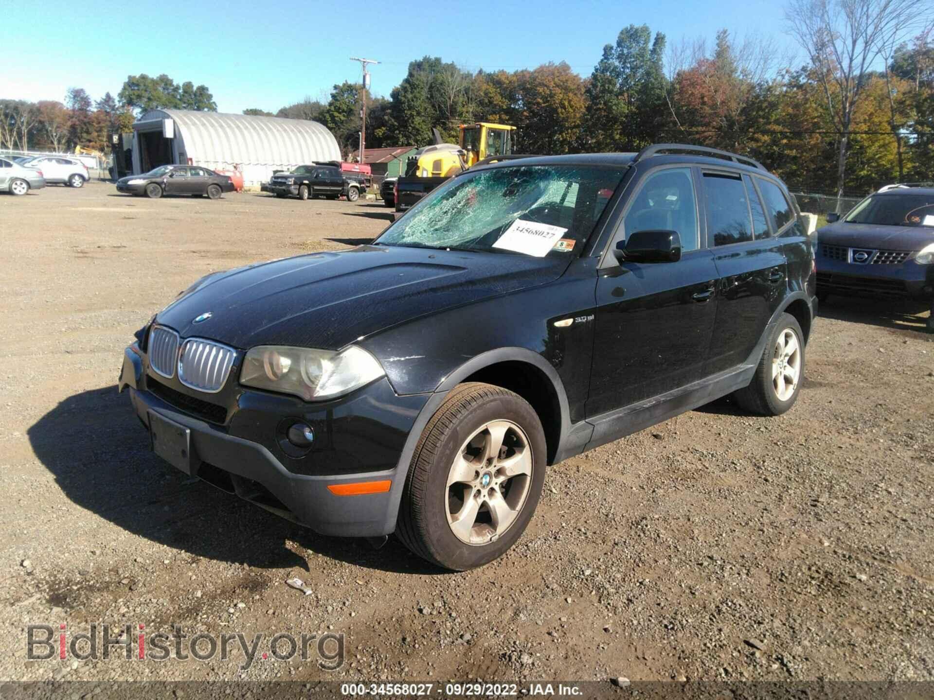 2007 BMW X3 - VIN: WBXPC93427WF29309 - Фото 2