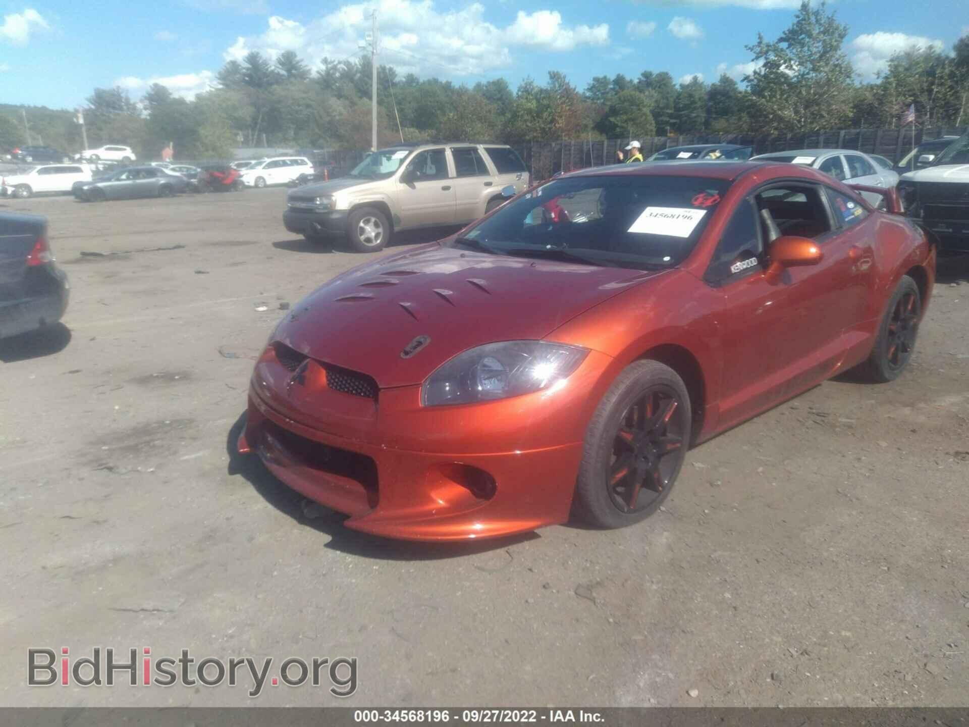 2008 MITSUBISHI ECLIPSE - VIN: 4A3AK64F68E009586 - Фото 2