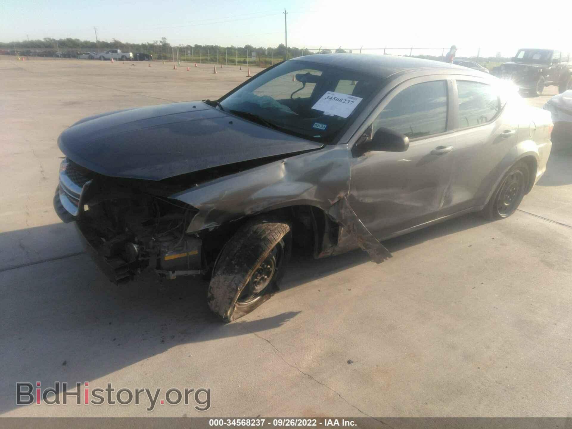 2013 DODGE AVENGER - VIN: 1C3CDZAB6DN614005 - Фото 2