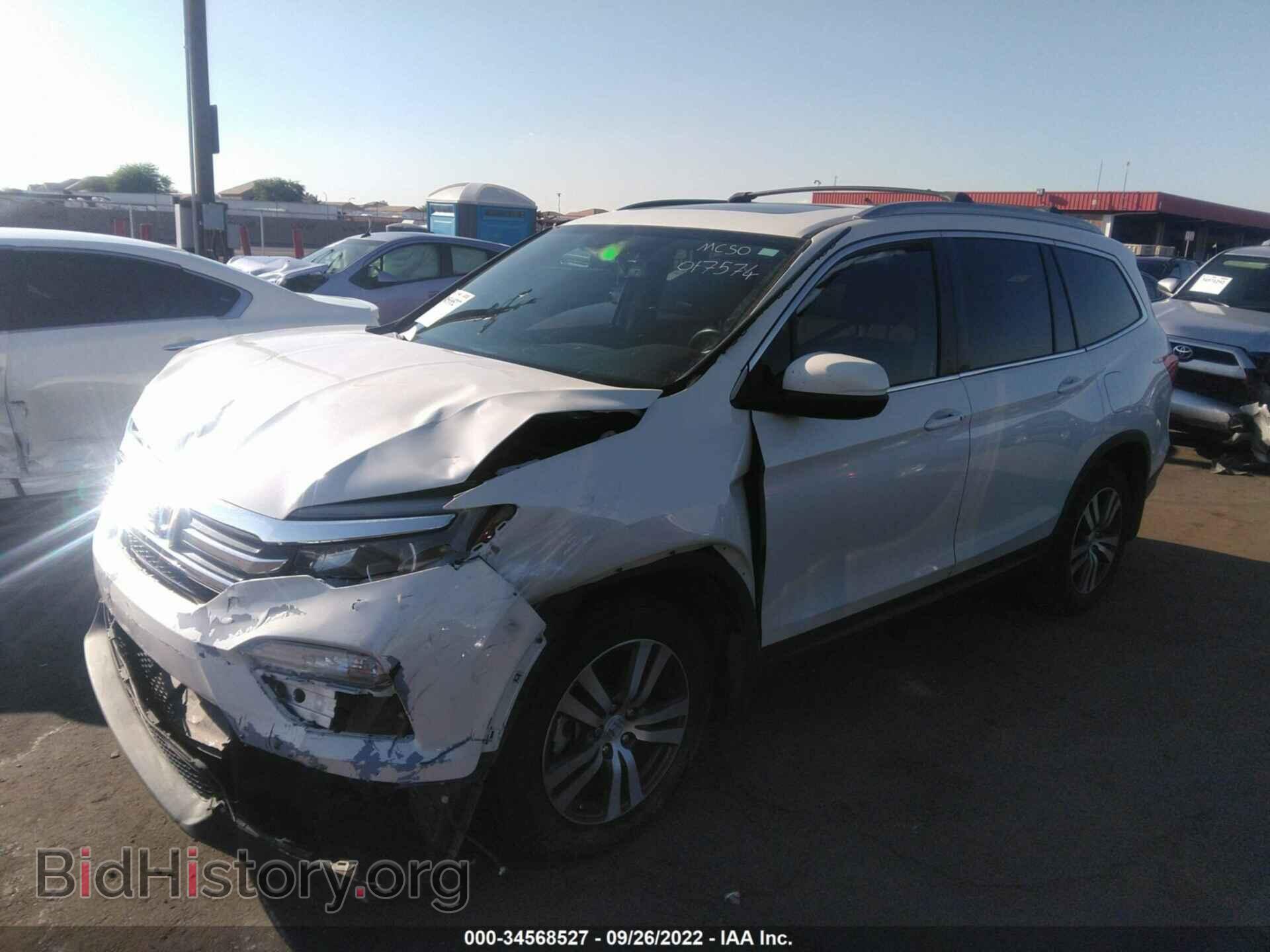 2016 HONDA PILOT - VIN: 5FNYF5H58GB017574 - Фото 2