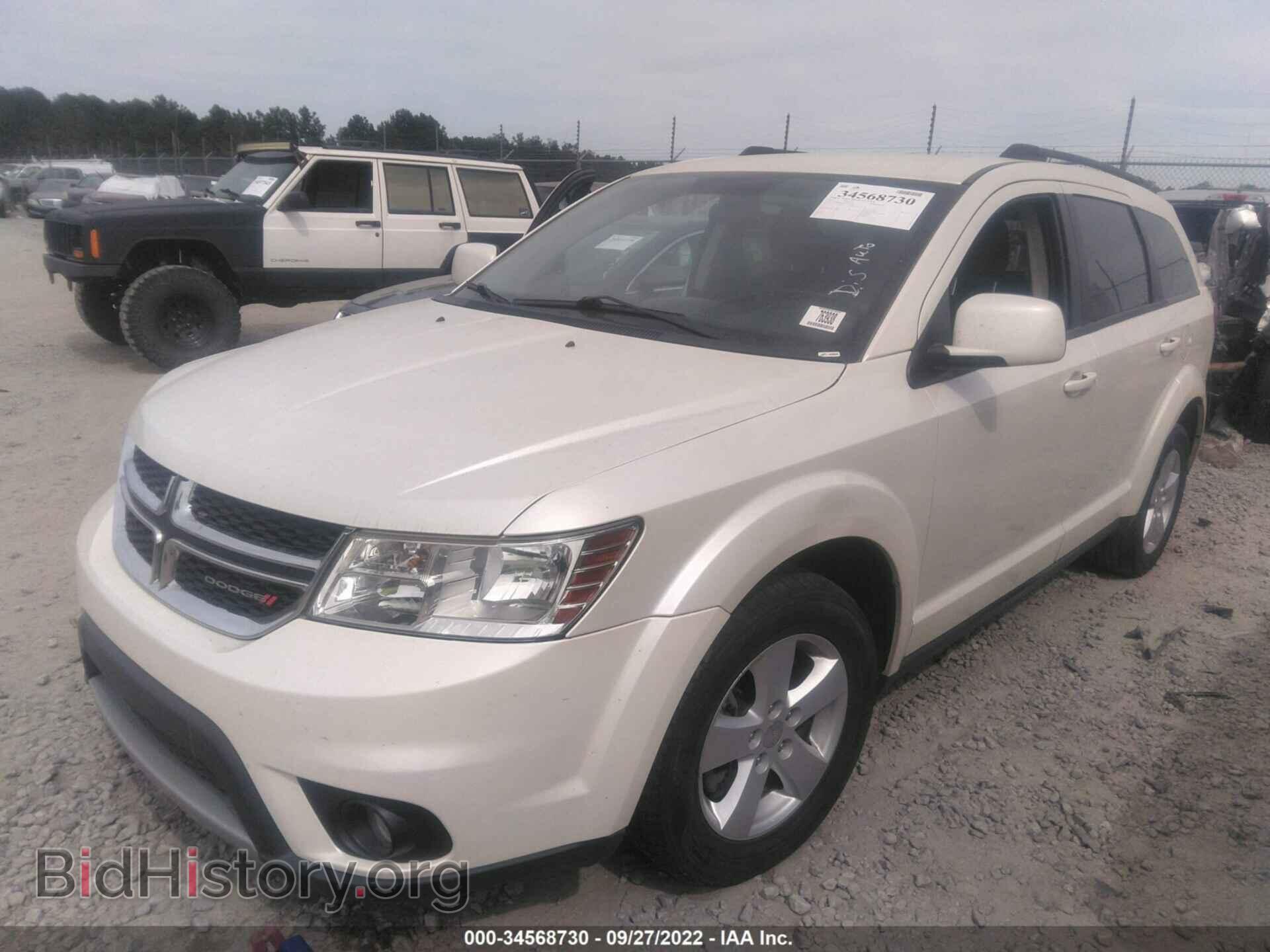 2012 DODGE JOURNEY - VIN: 3C4PDCBG6CT393251 - Фото 2