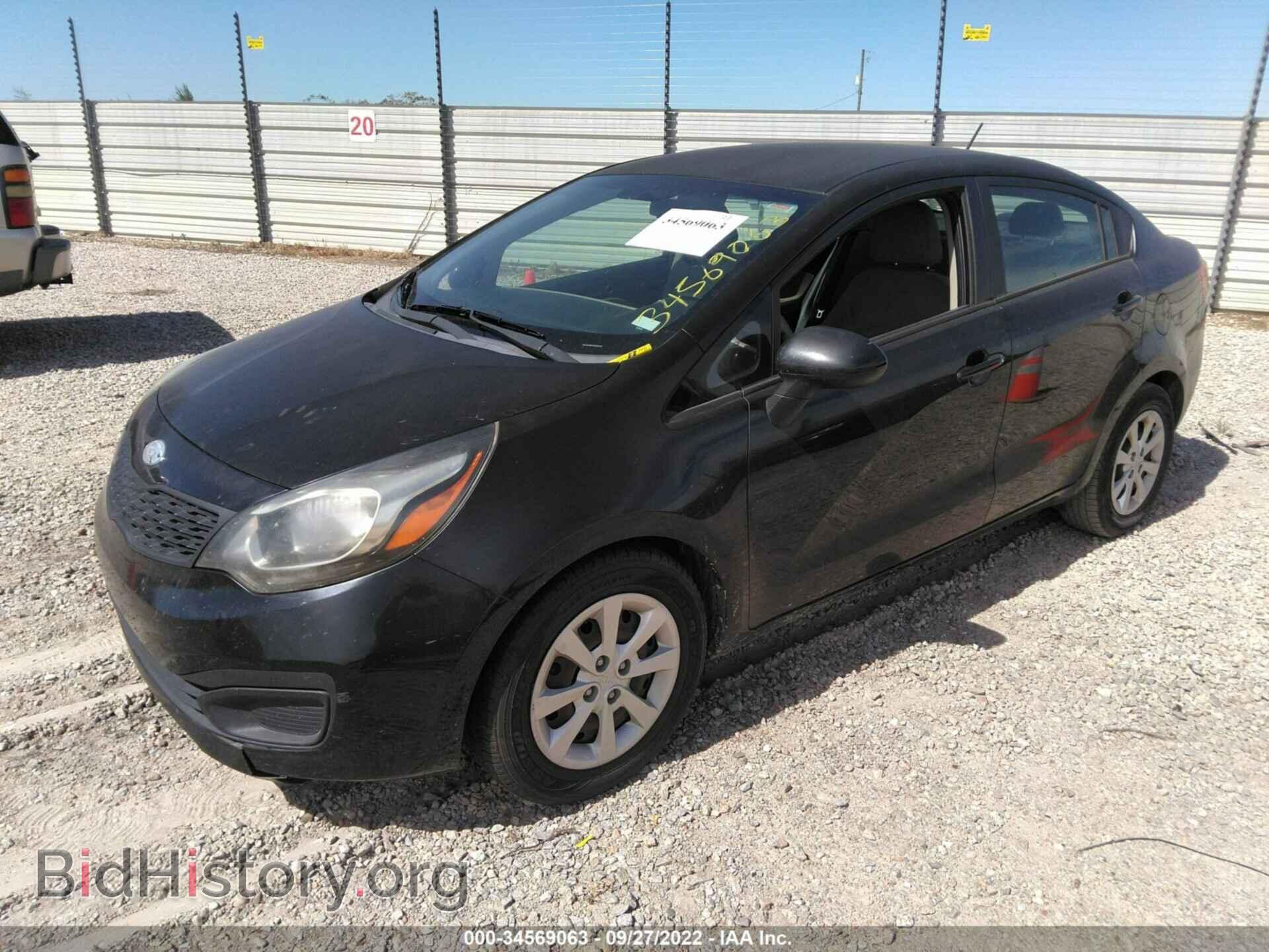 2014 KIA RIO - VIN: KNADM4A38E6366019 - Фото 2