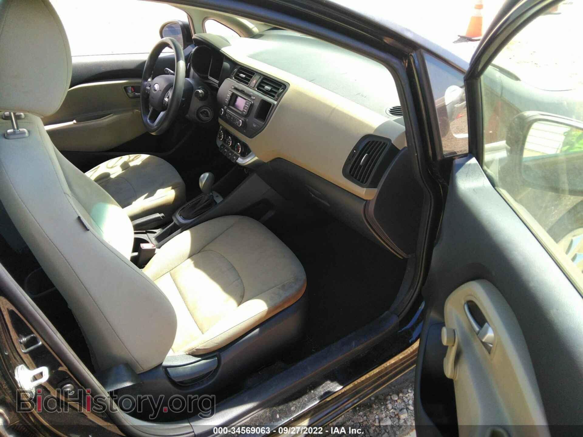 2014 KIA RIO - VIN: KNADM4A38E6366019 - Фото 5