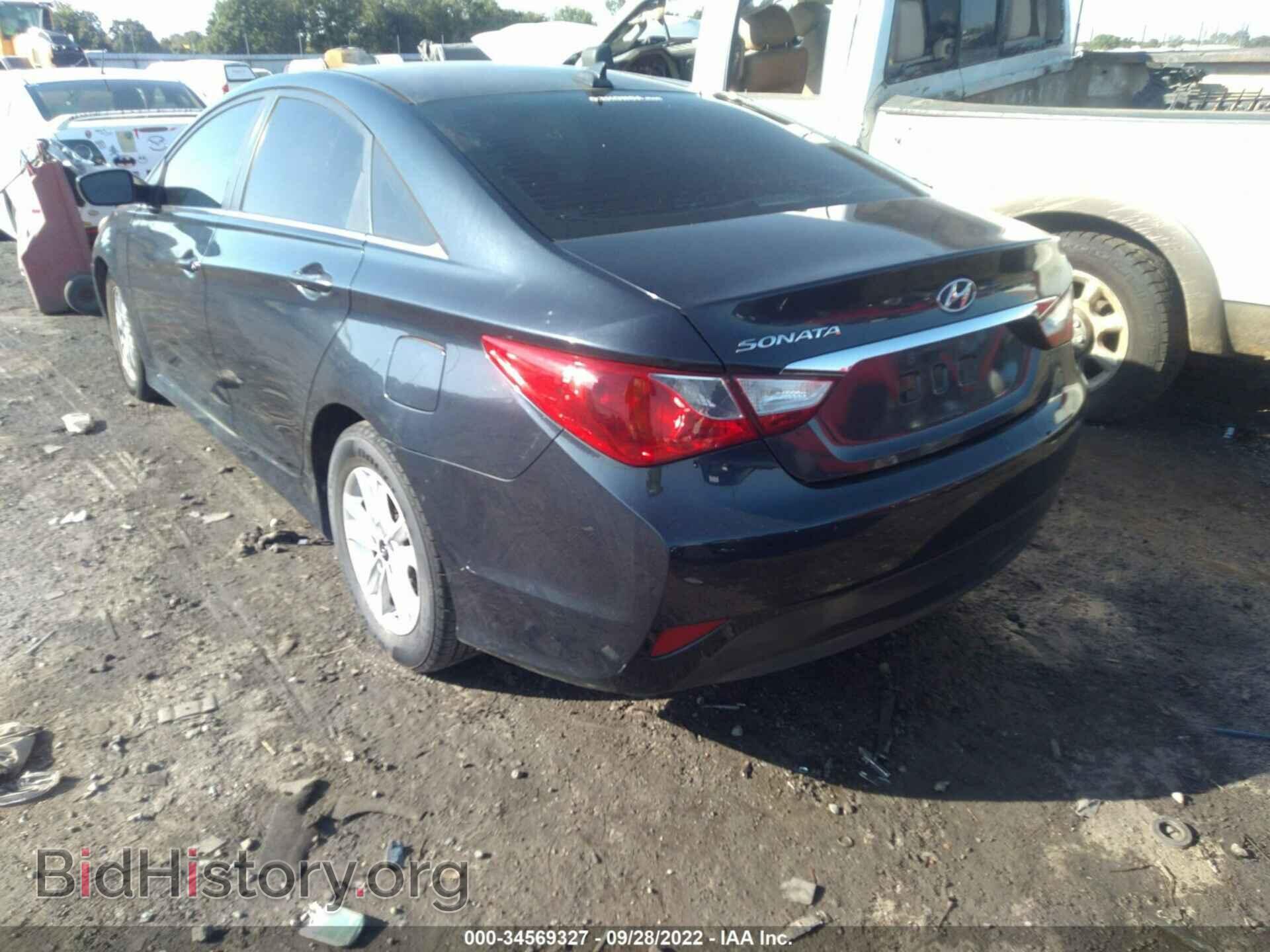 2014 HYUNDAI SONATA - VIN: 5NPEB4AC4EH862843 - Фото 3