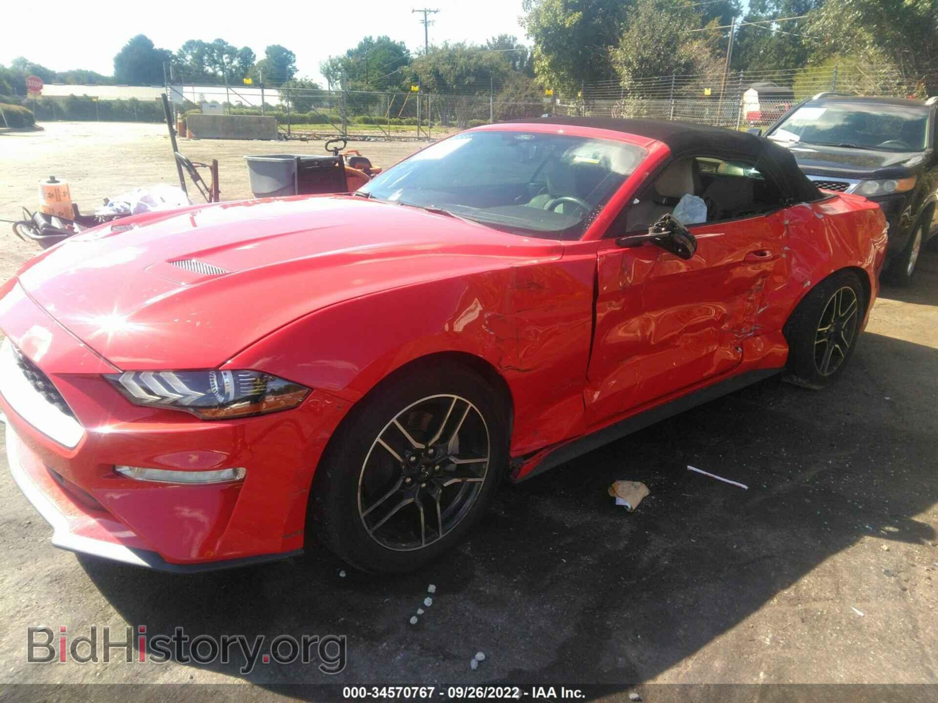 2018 FORD MUSTANG - VIN: 1FATP8UH3J5138665 - Фото 2