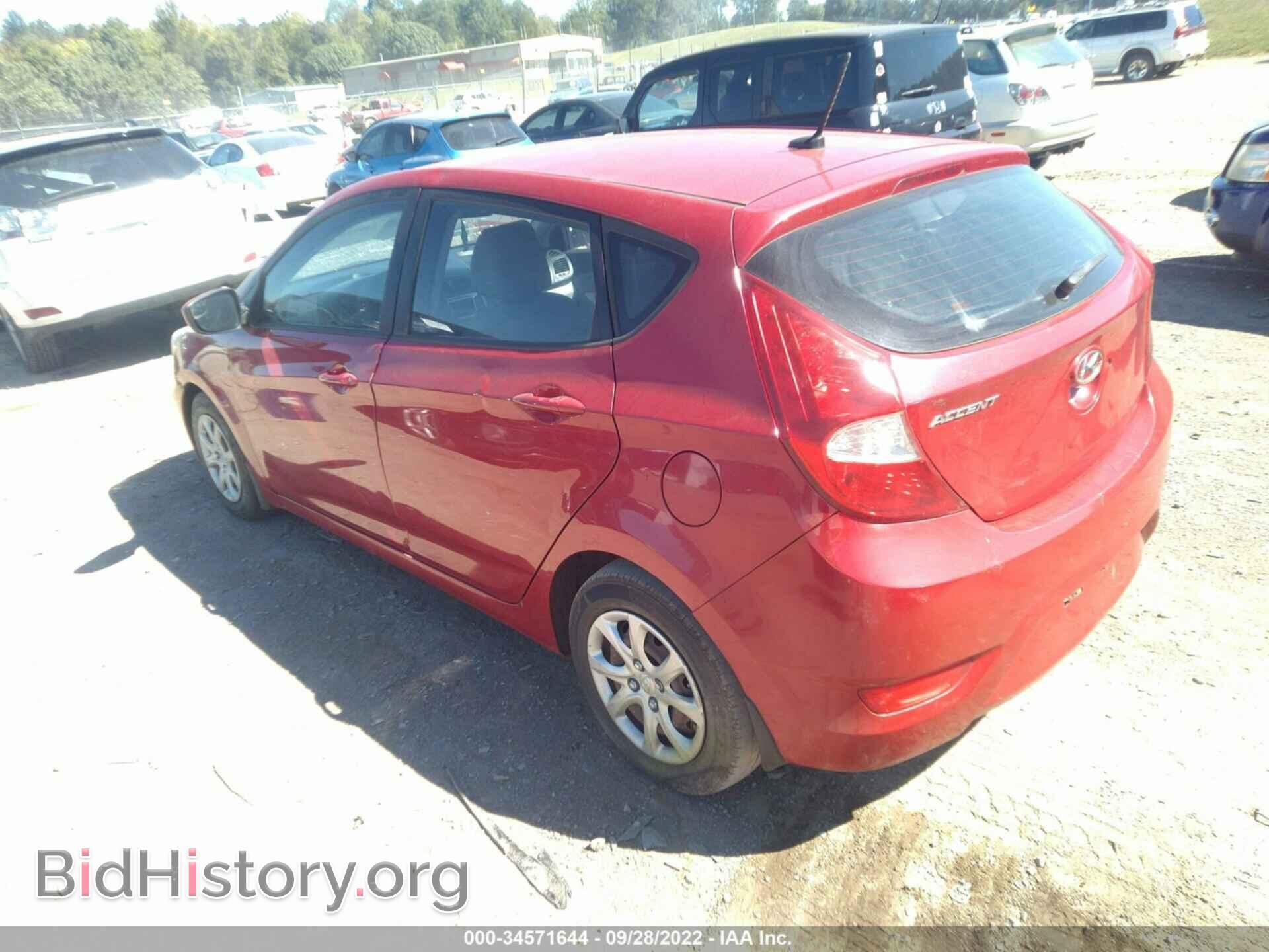 2014 HYUNDAI ACCENT - VIN: KMHCT5AEXEU152892 - Фото 3