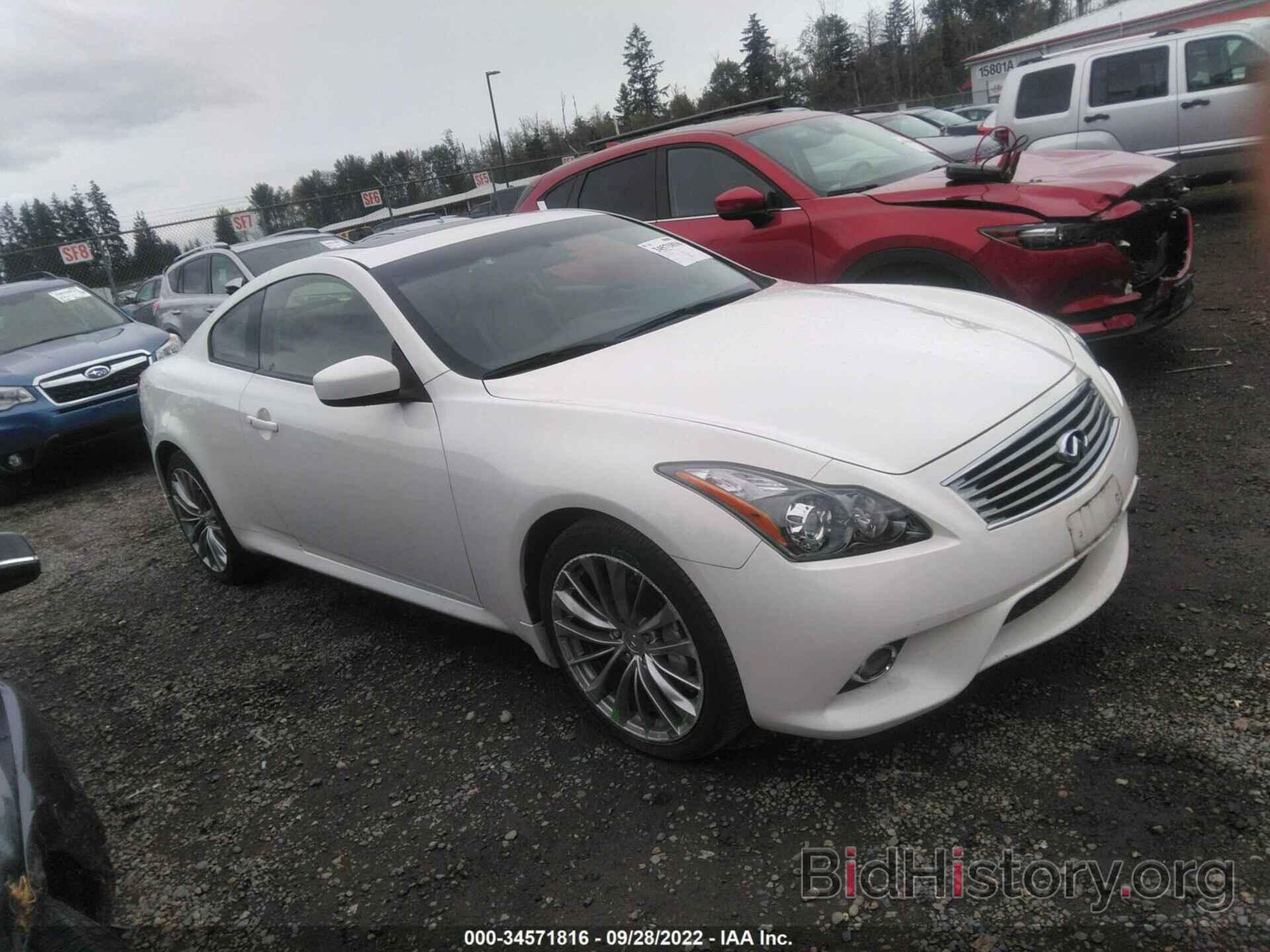 Фотография JN1CV6EL4DM980371 - INFINITI G37 COUPE 2013