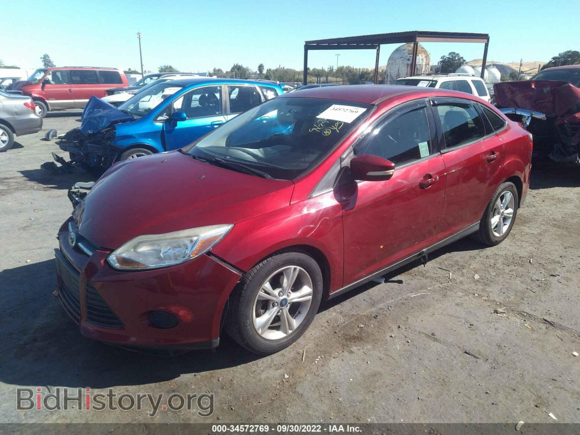2013 FORD FOCUS - VIN: 1FADP3F28DL343365 - Фото 2