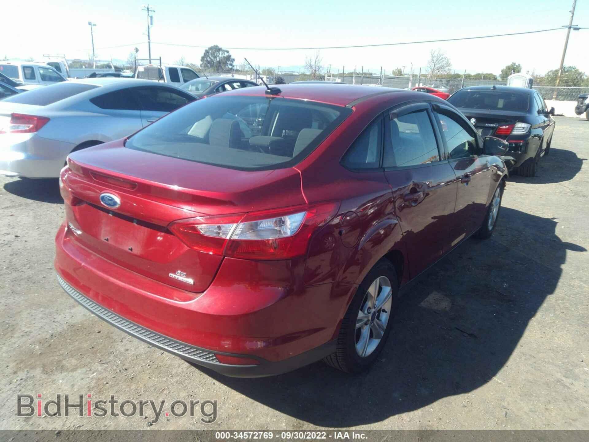 2013 FORD FOCUS - VIN: 1FADP3F28DL343365 - Фото 4
